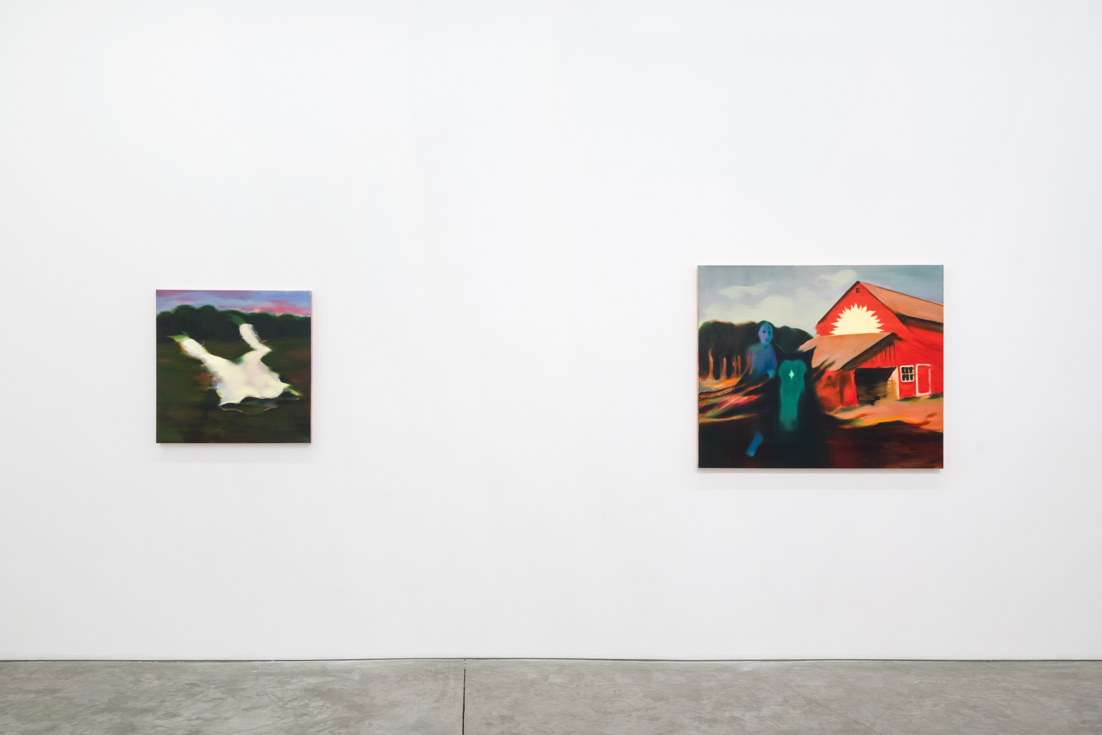 Installation view of Cathleen Clarke’s “Morning Star” at Night Gallery