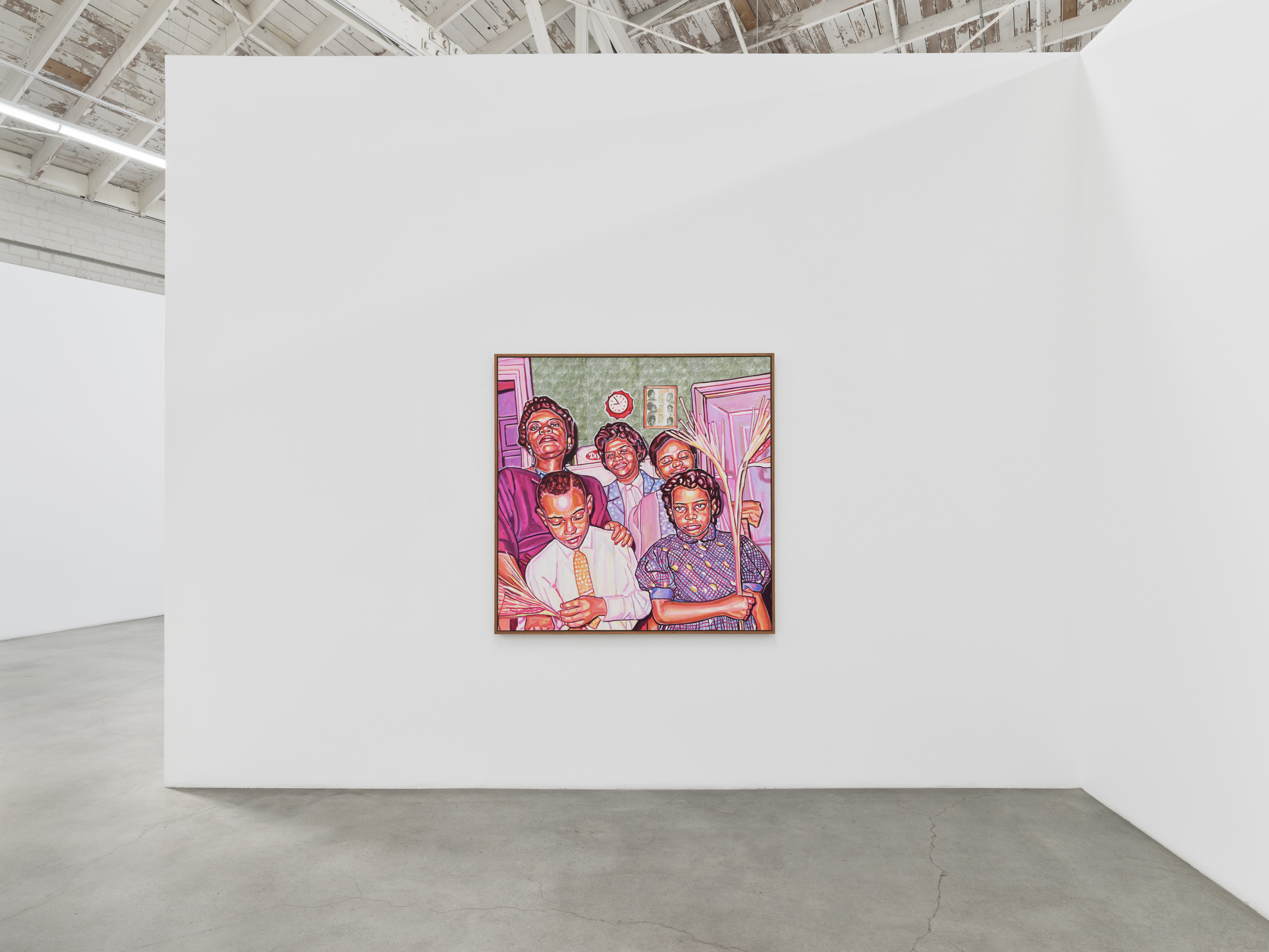 Installation view of "Reflections" at Night Gallery