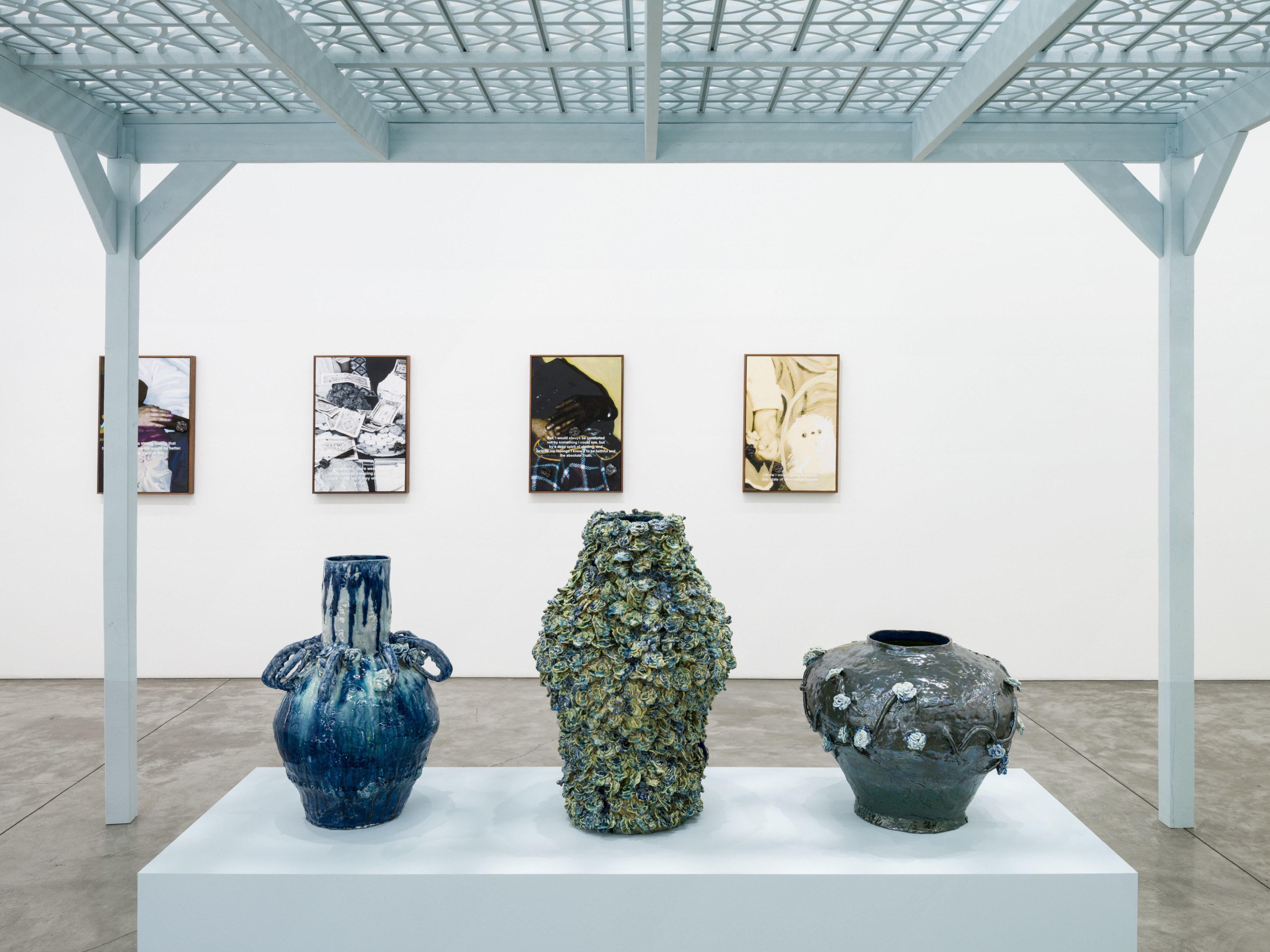Installation view of "Dust of the Streets"