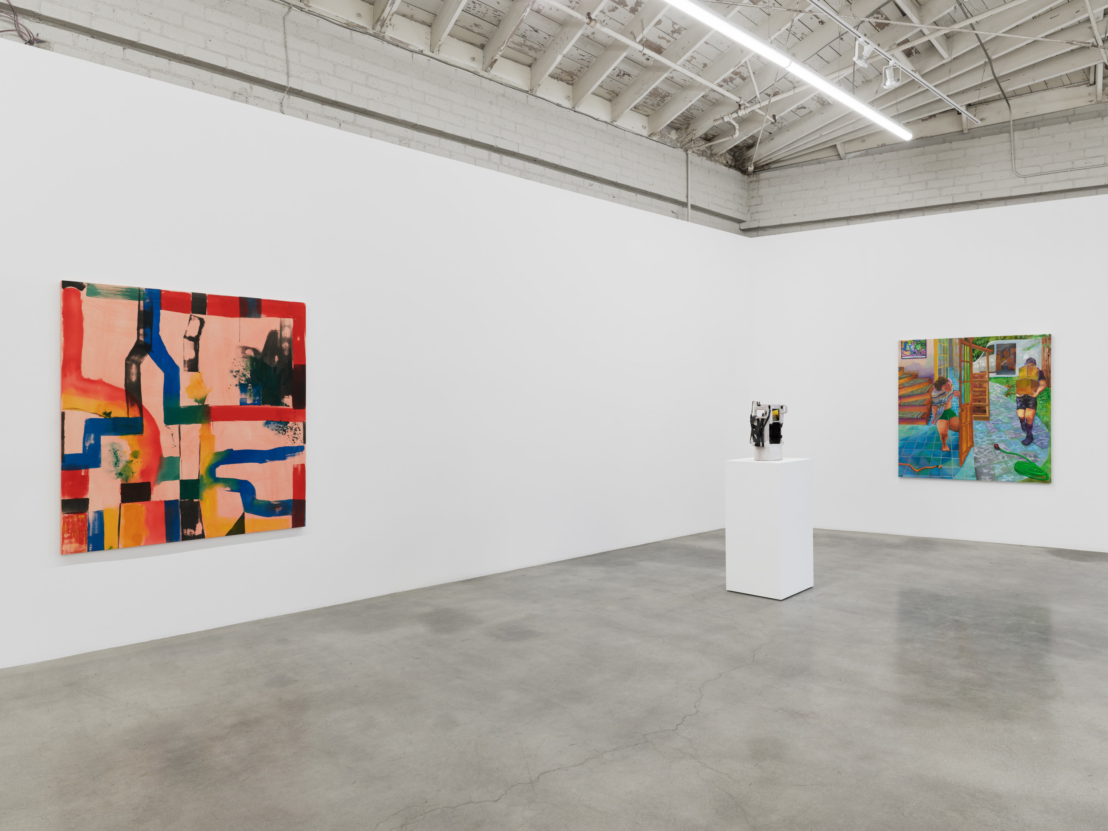 Installation view of Form and Feeling at Night Gallery.