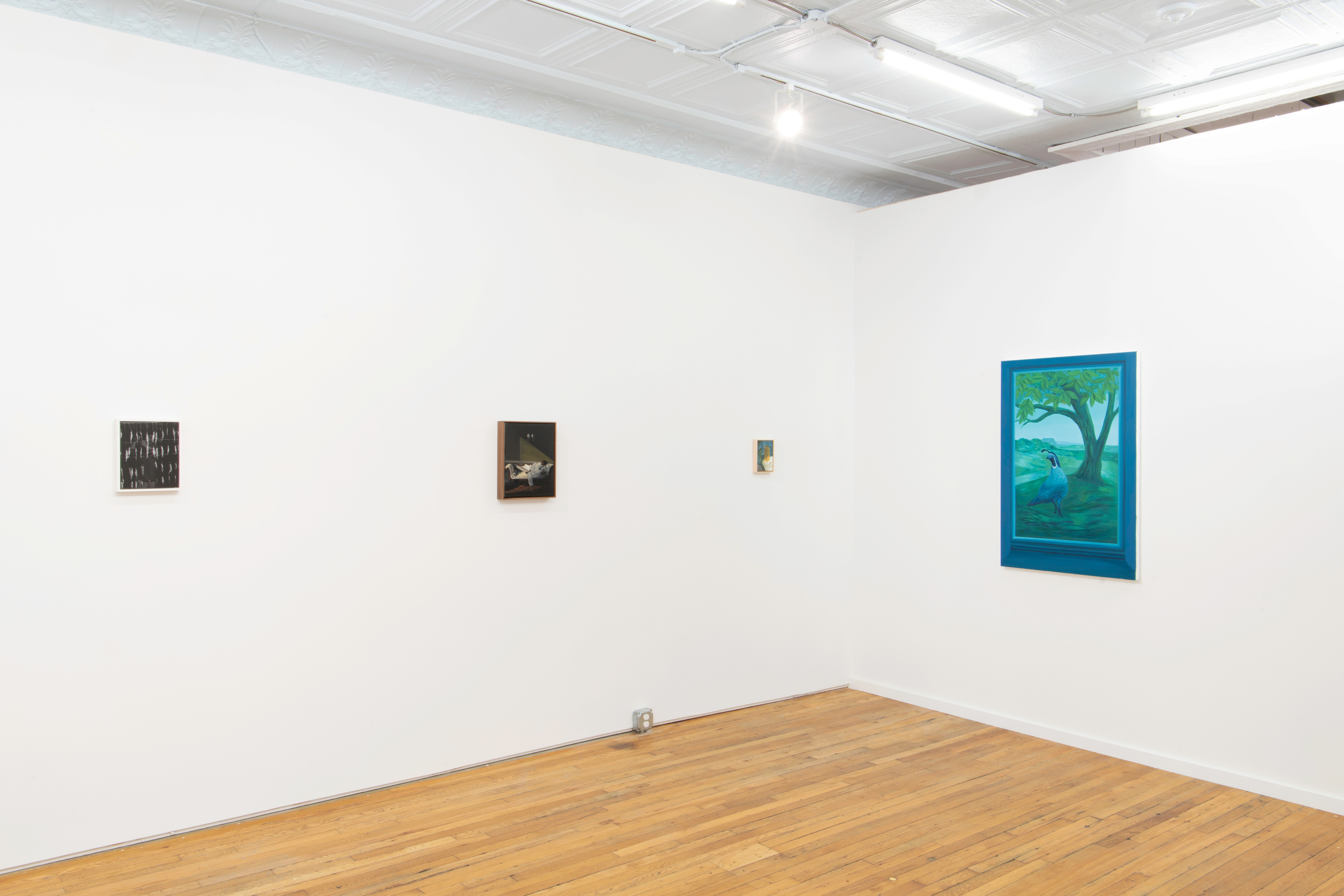 Installation view of "The Wrong Sea" at Dunes, 2024