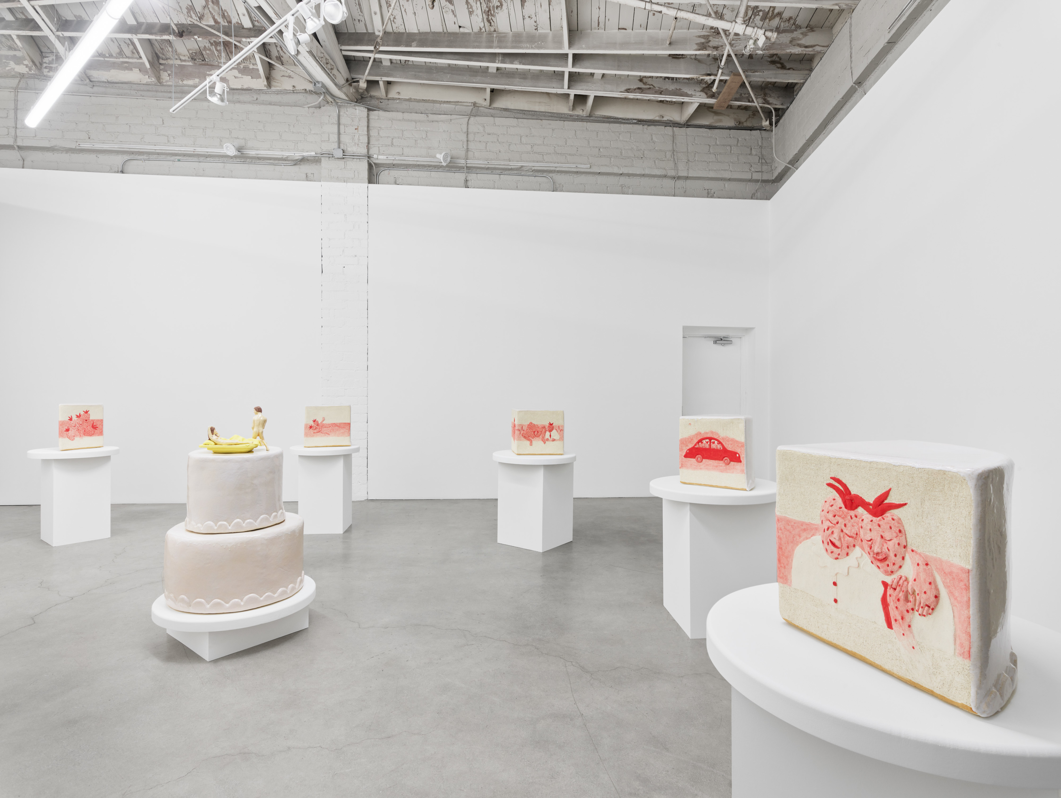 Elizabeth Jaeger,&amp;nbsp;Piece of Cake, installation view, 2021