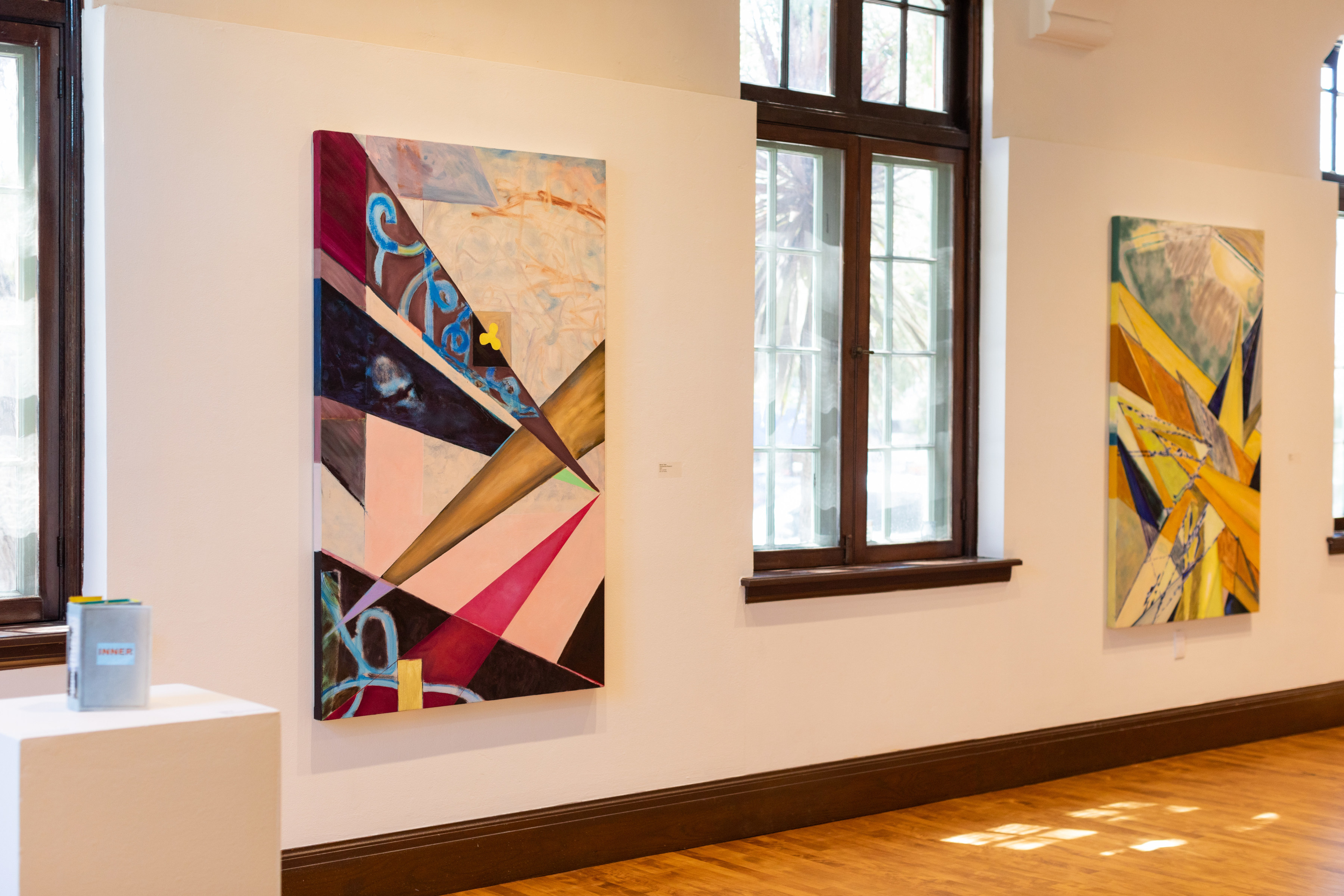 Installation view of Marisa Takal's "Unconscious Research" at the Athenaeum Music and Arts Library
