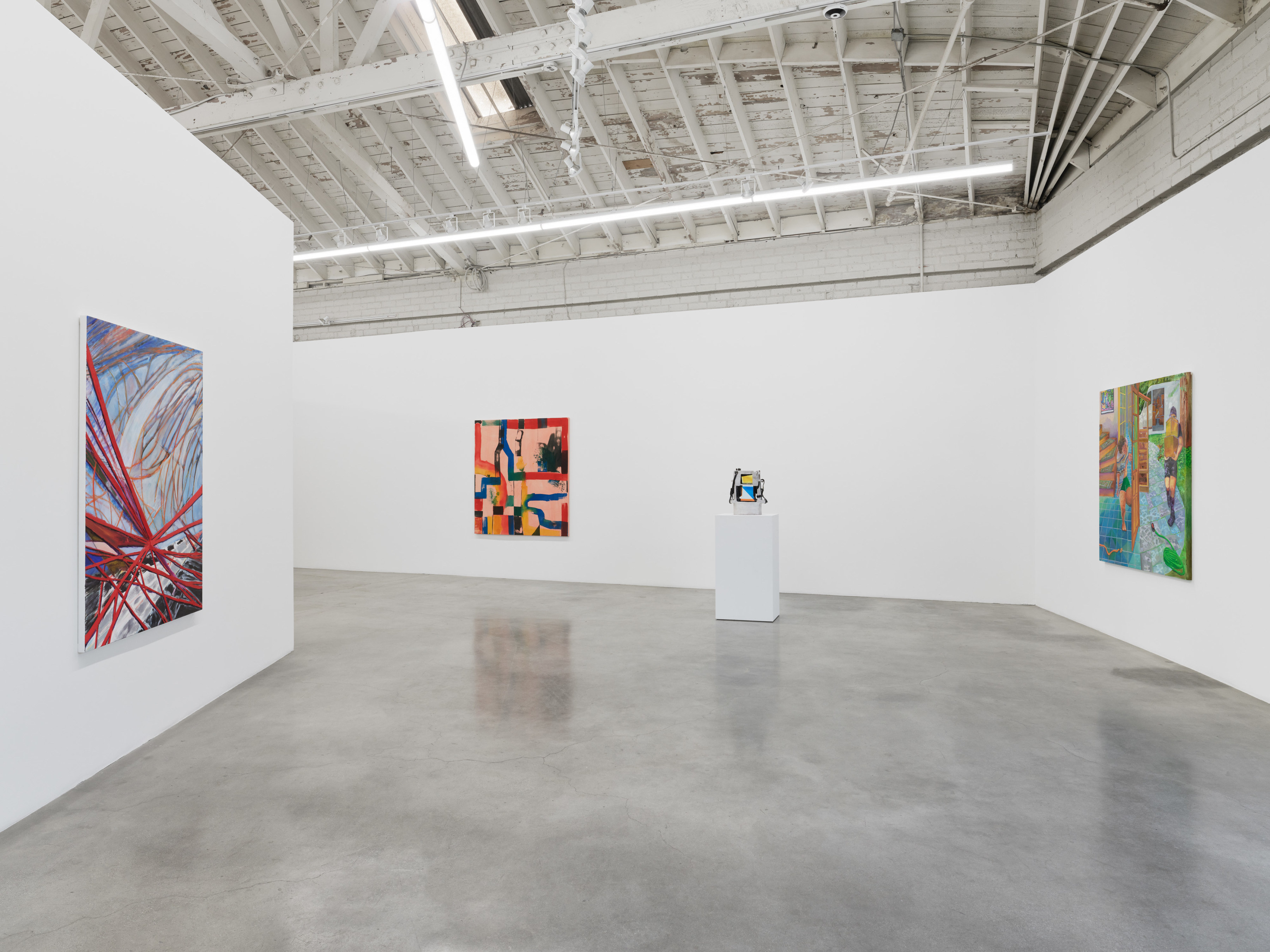 Installation view of Form and Feeling at Night Gallery.