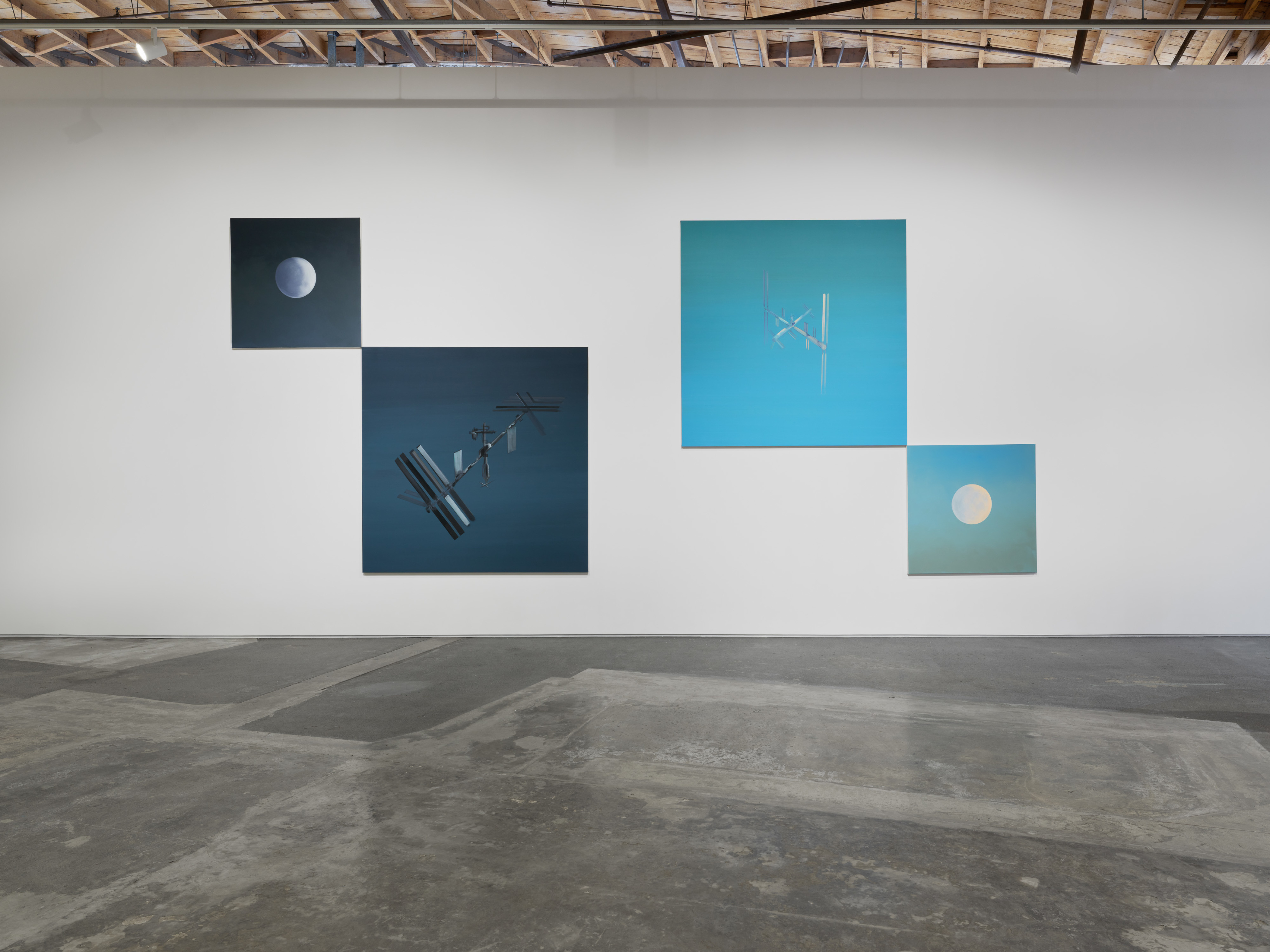 Installation view of Wanda Koop’s “Objects of Interest” at Night Gallery