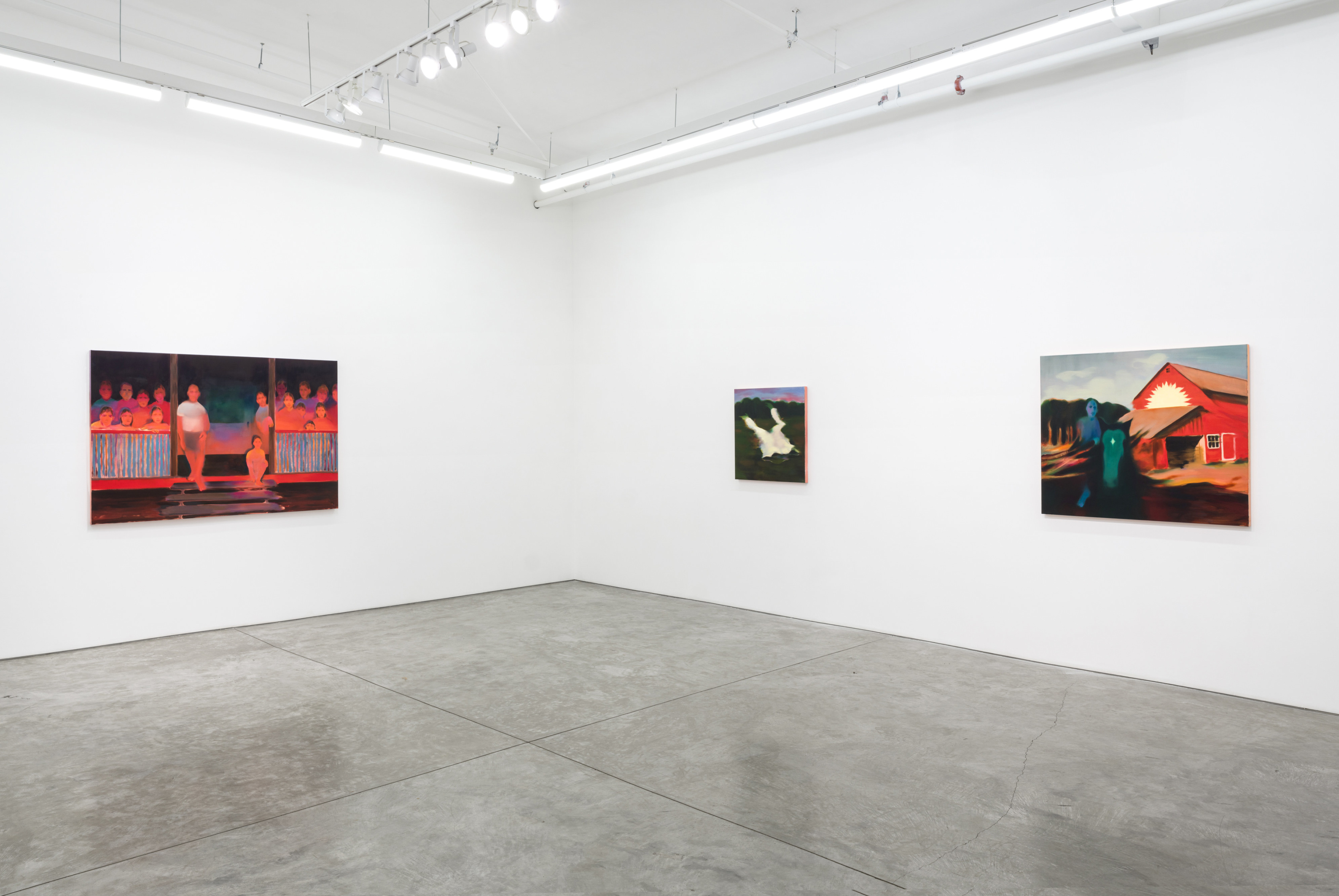 Installation view of Cathleen Clarke’s “Morning Star” at Night Gallery