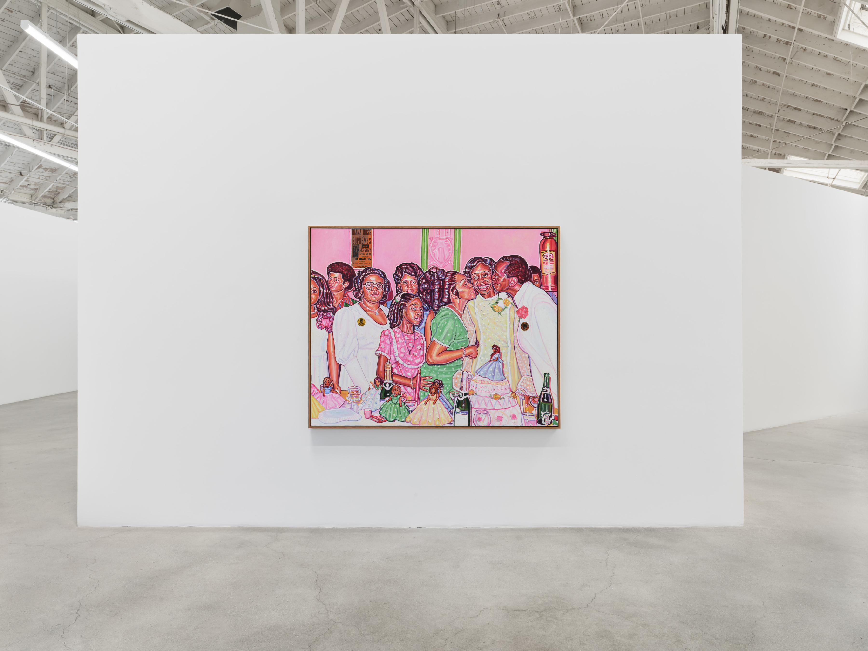 Installation view of "Reflections" at Night Gallery