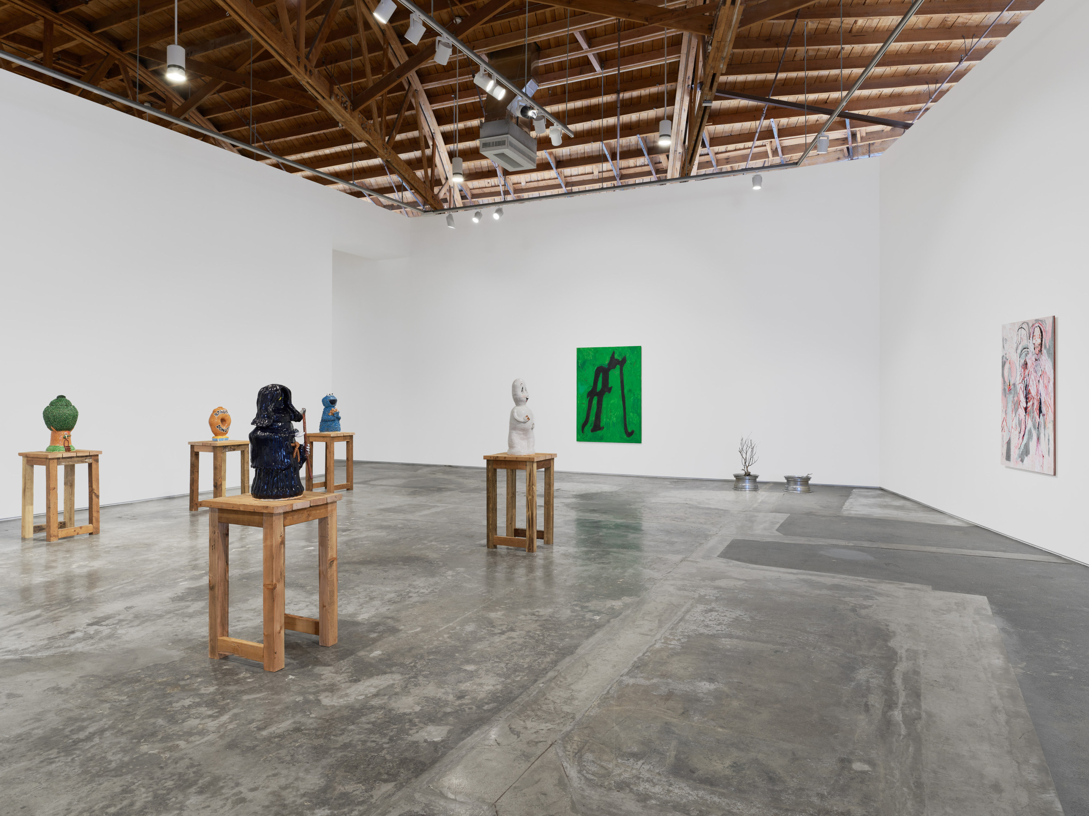 Installation view of "American Gothic"
