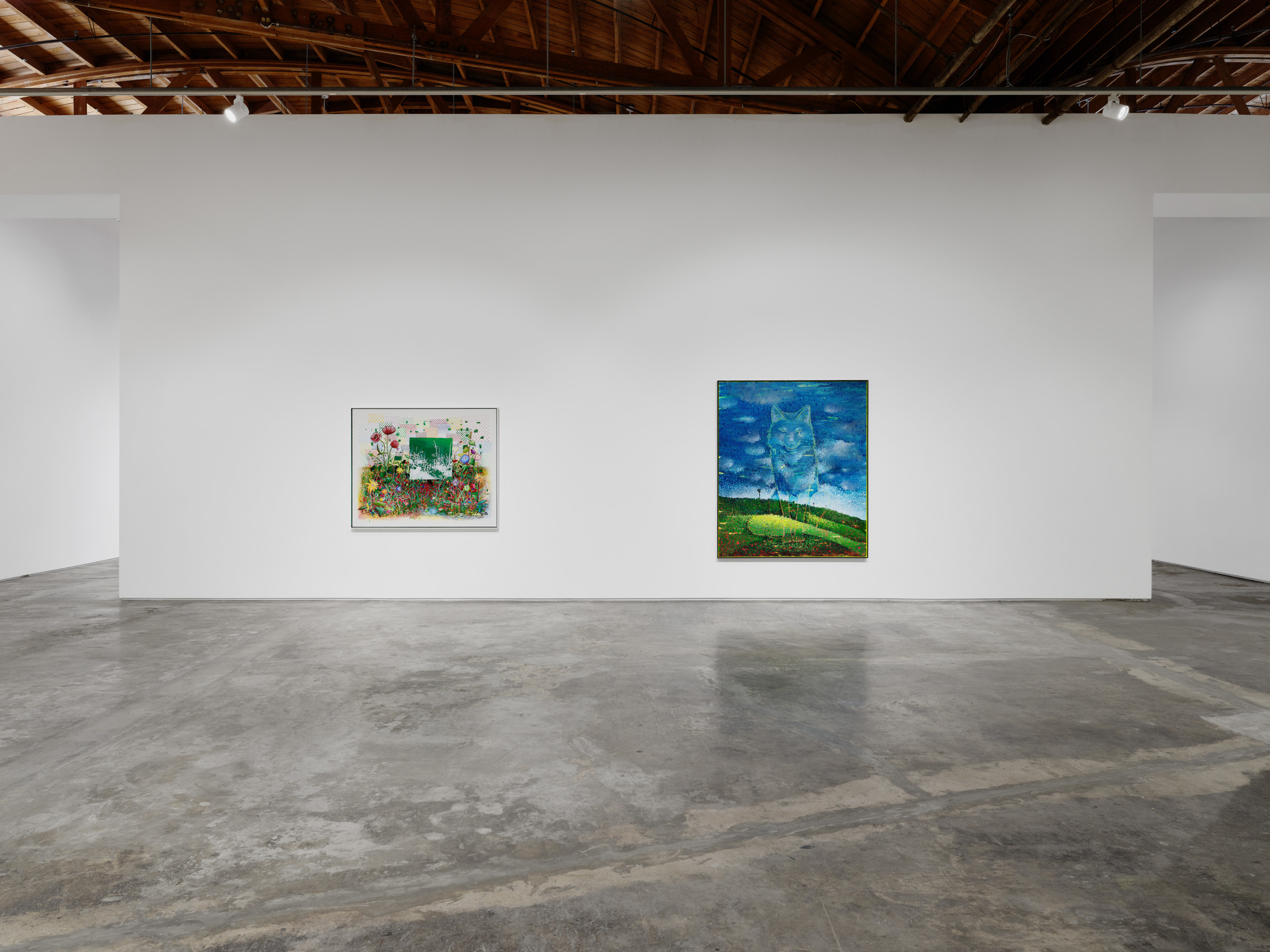 Installation view of "Peace Fellow"