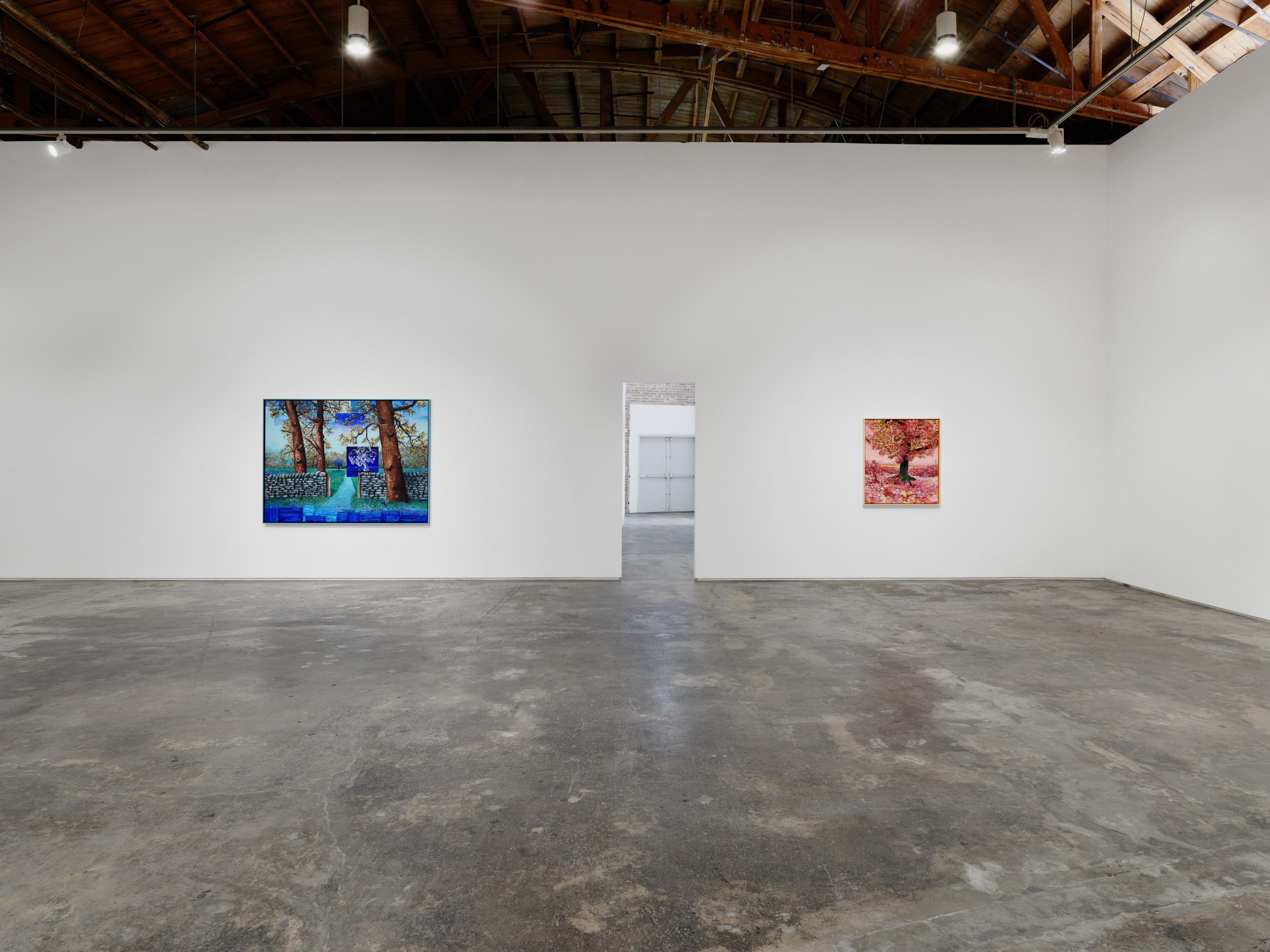 Installation view of "Peace Fellow"