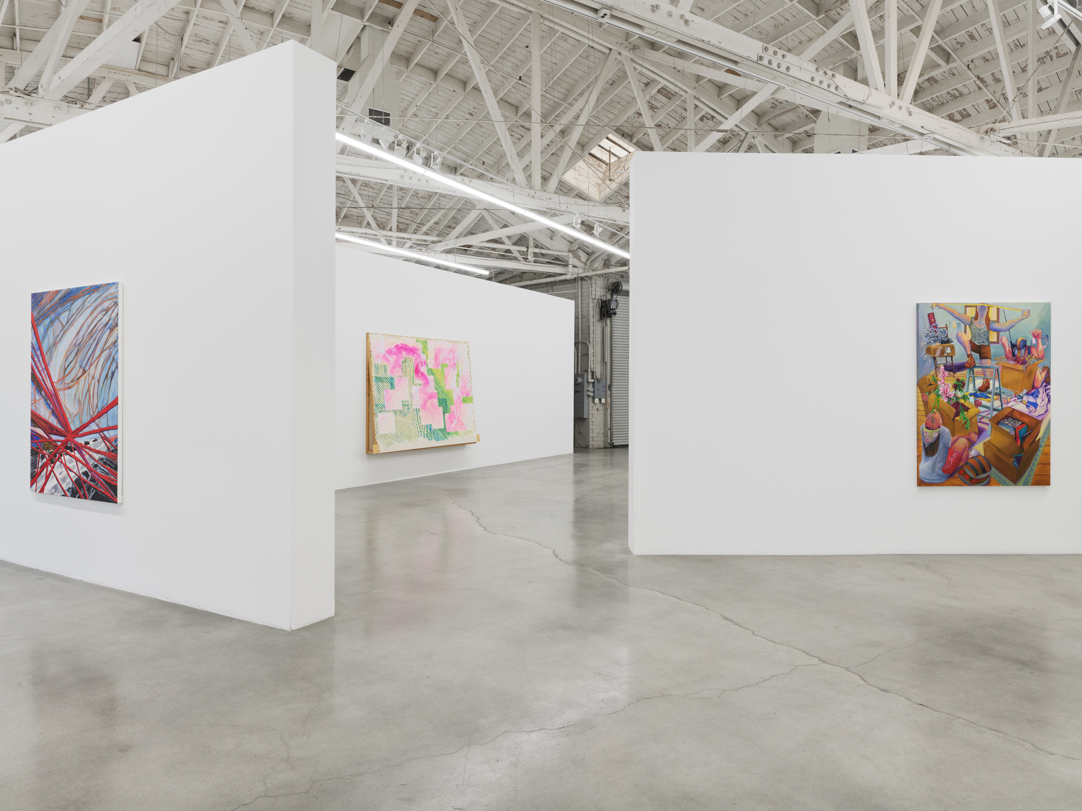 Installation view of Form and Feeling at Night Gallery.