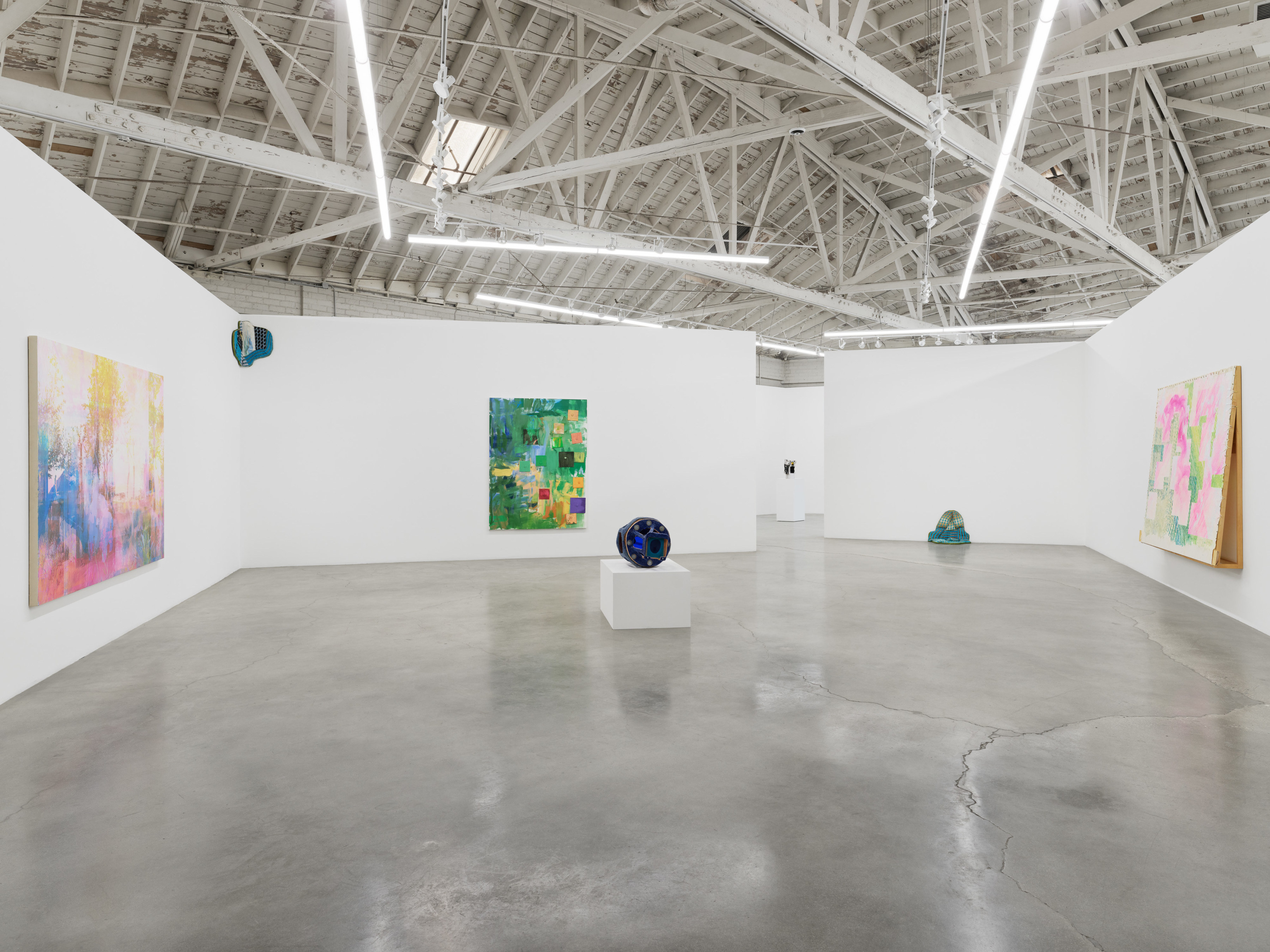 Installation view of Form and Feeling at Night Gallery.