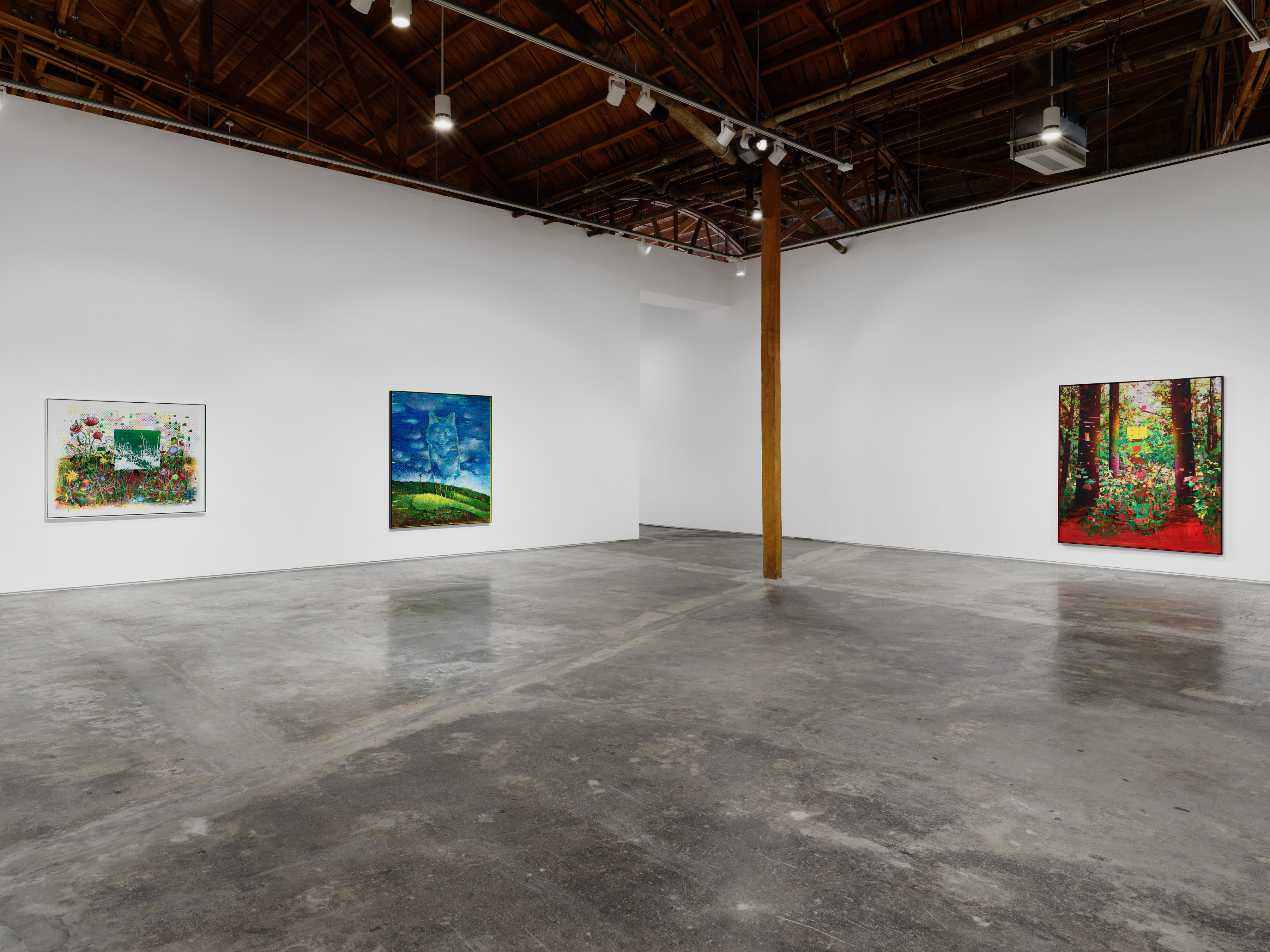 Installation view of "Peace Fellow"
