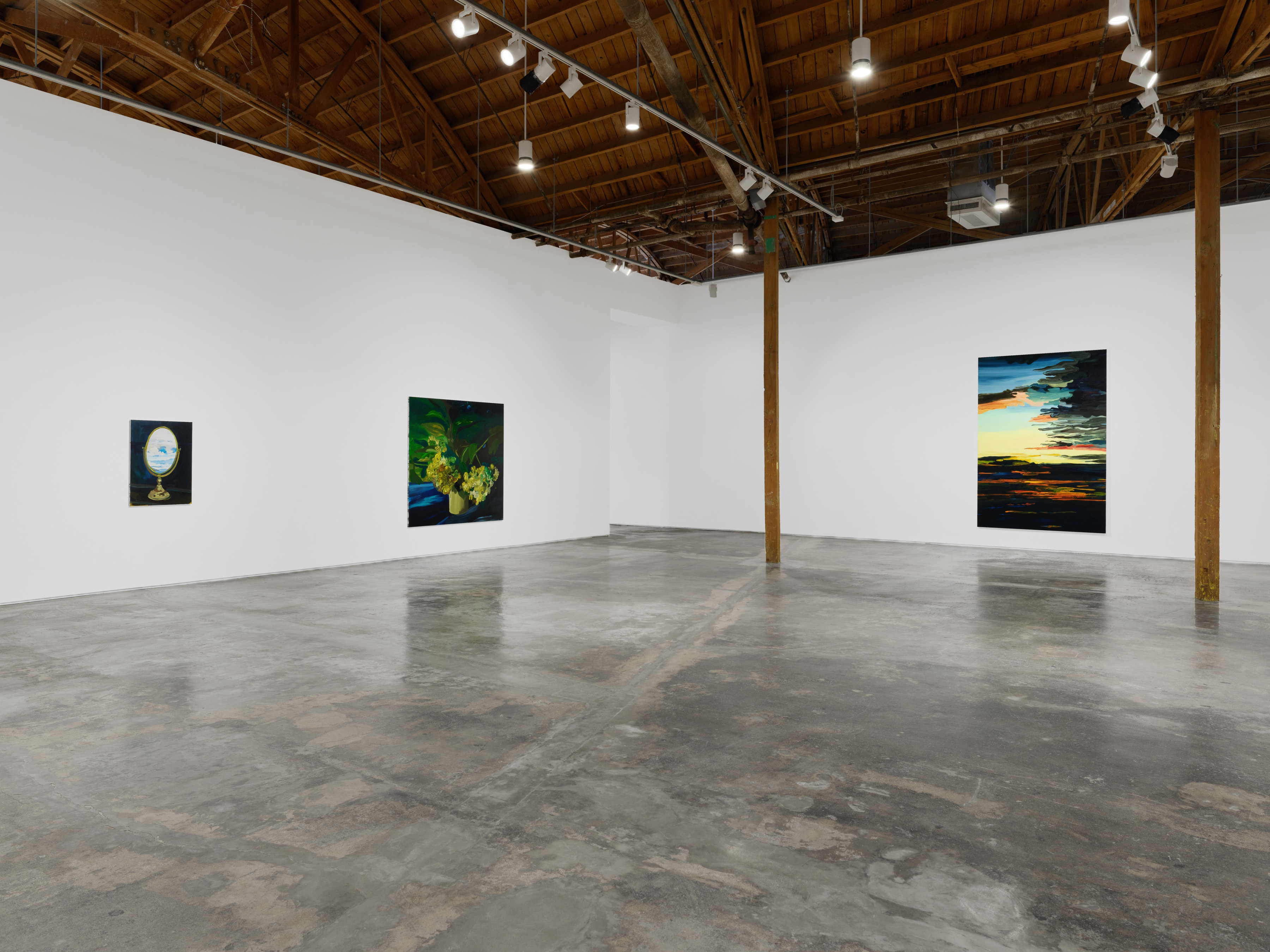 Clare Woods,&amp;nbsp;I Blame Nature, installation view, 2024