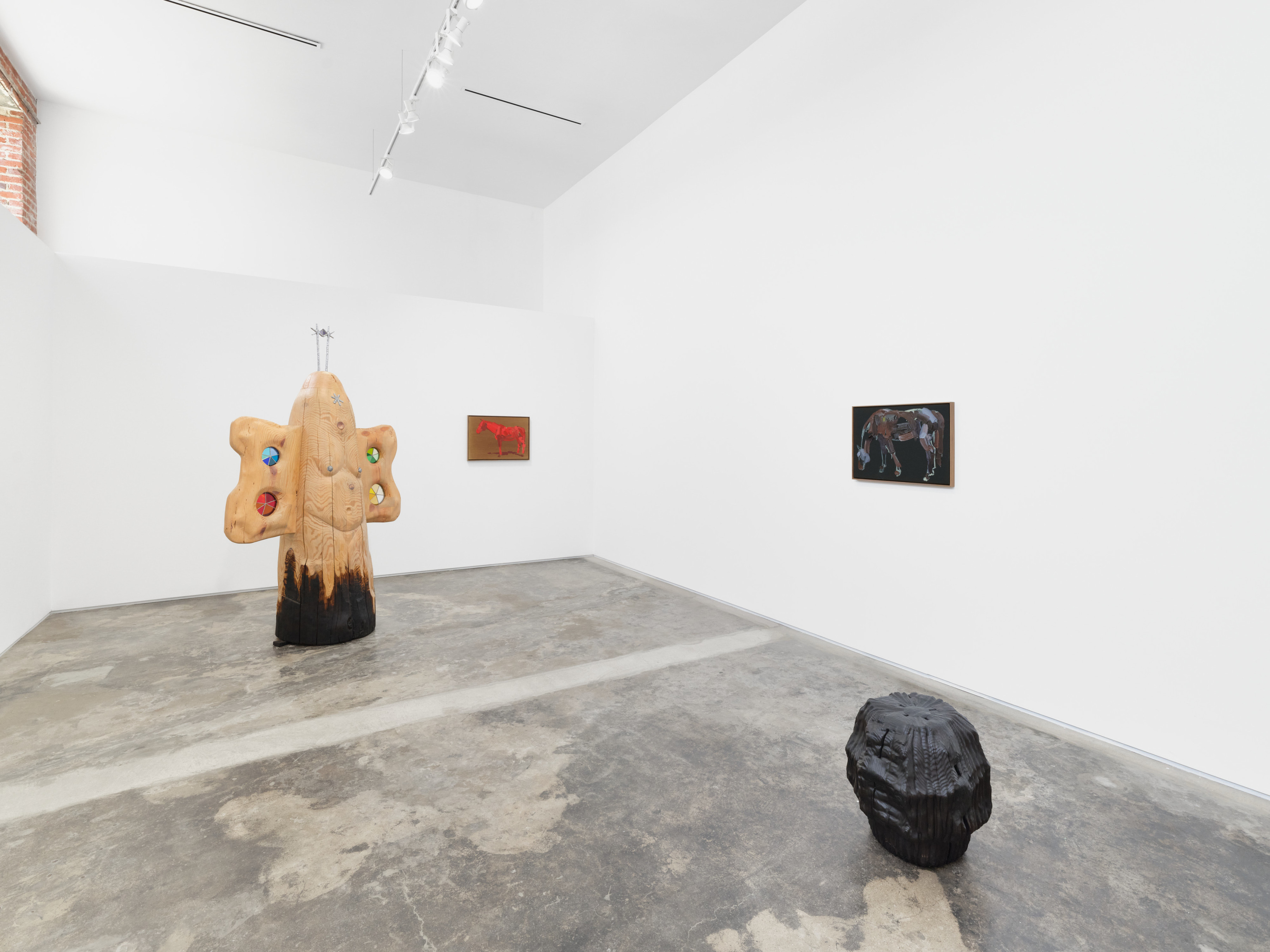 Installation view of "Dan John Anderson and Andy Woll”