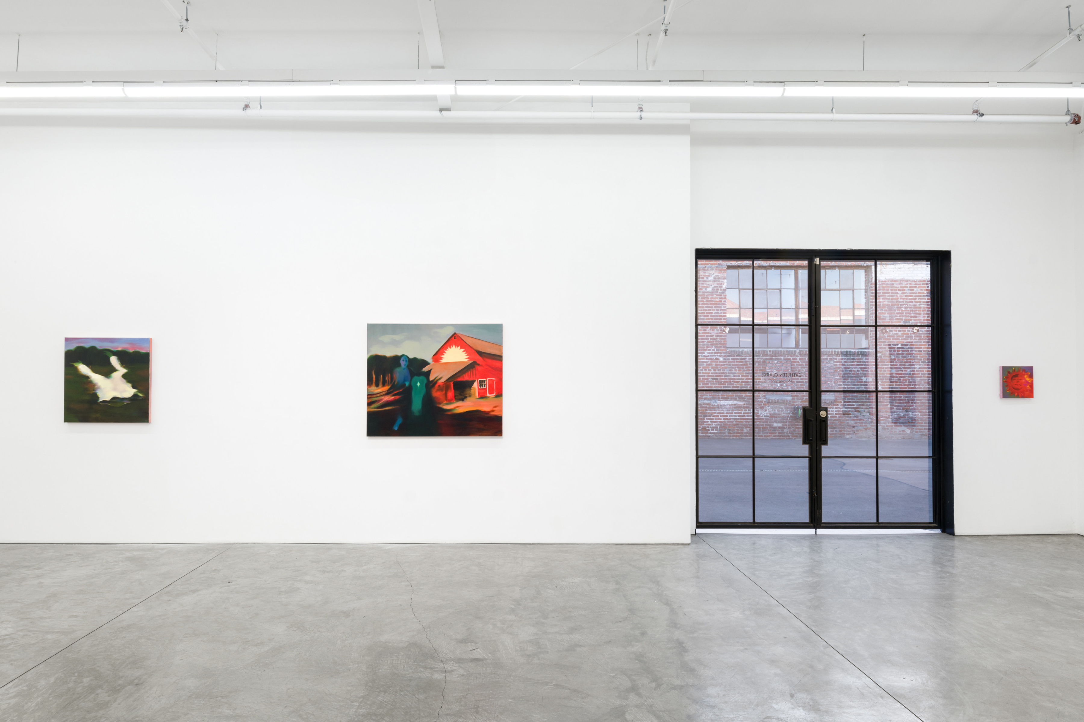 Installation view of Cathleen Clarke’s “Morning Star” at Night Gallery