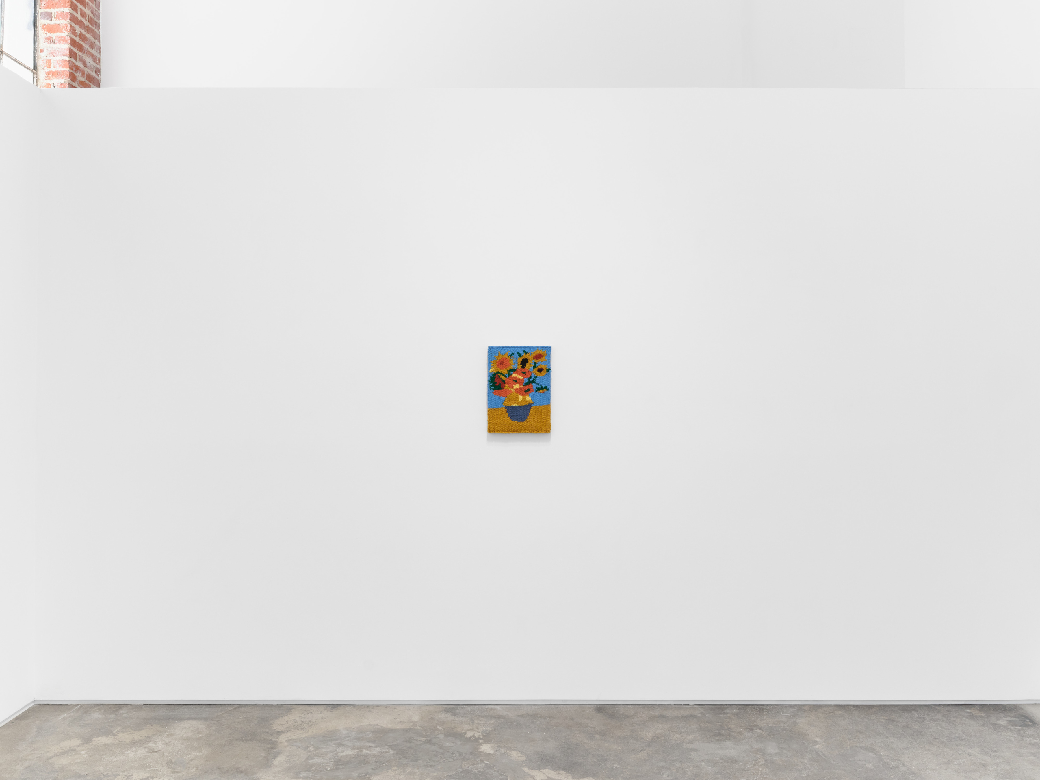Installation view of "Grant Knits" at Night Gallery