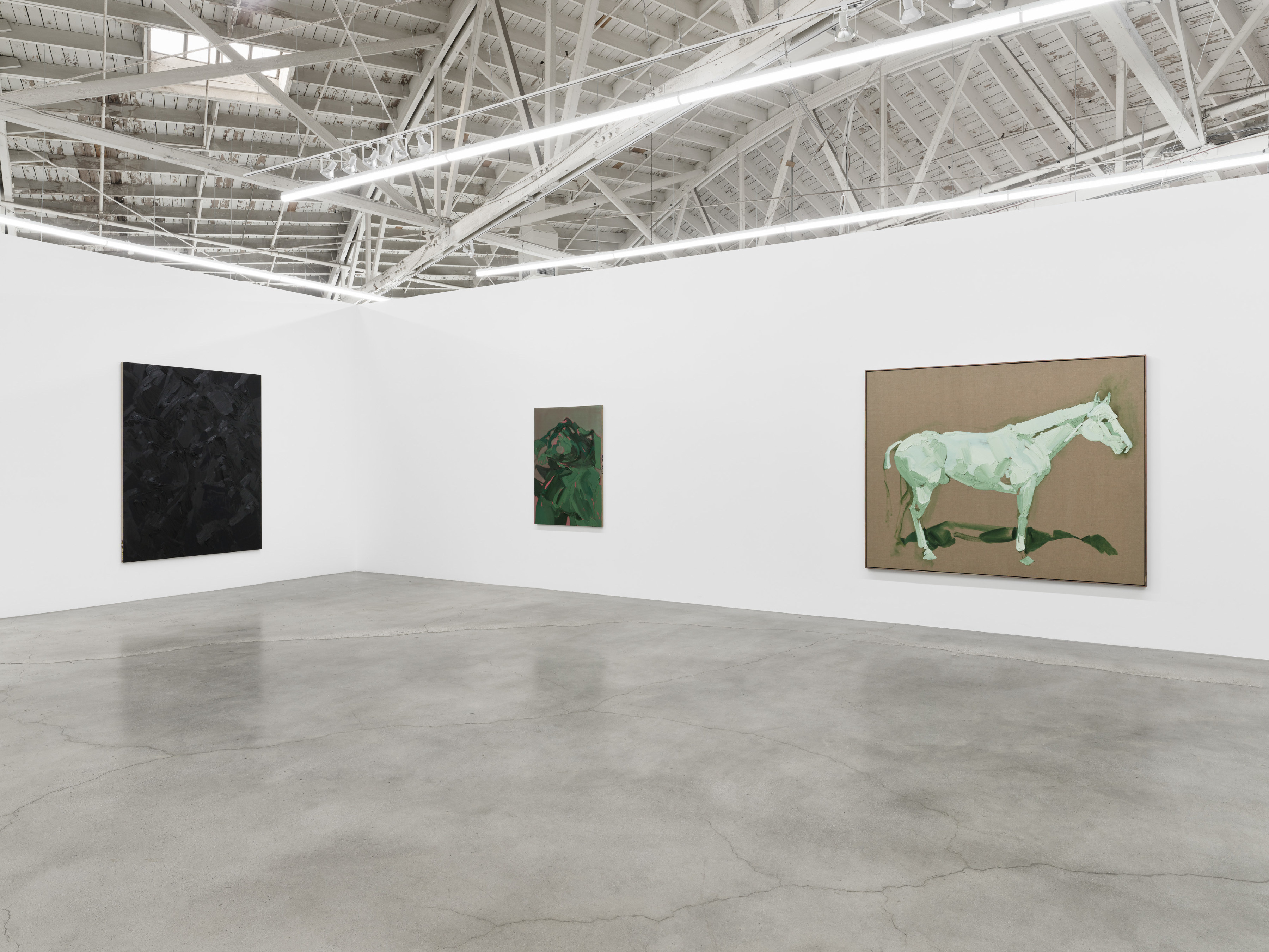 Andy Woll, Green Earth, installation view, 2022