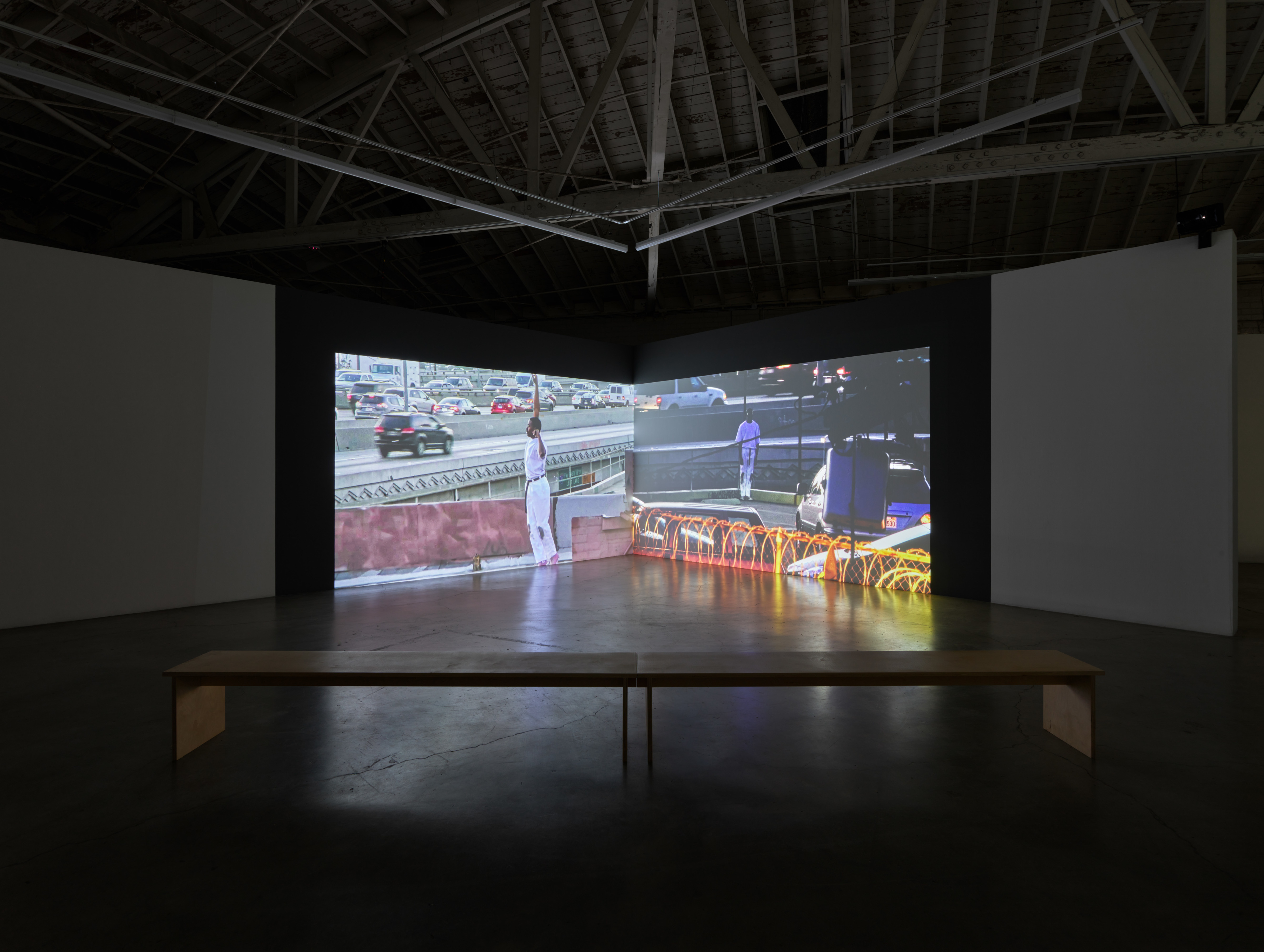 Kandis Williams, Eurydice, installation view at Night Gallery, 2021