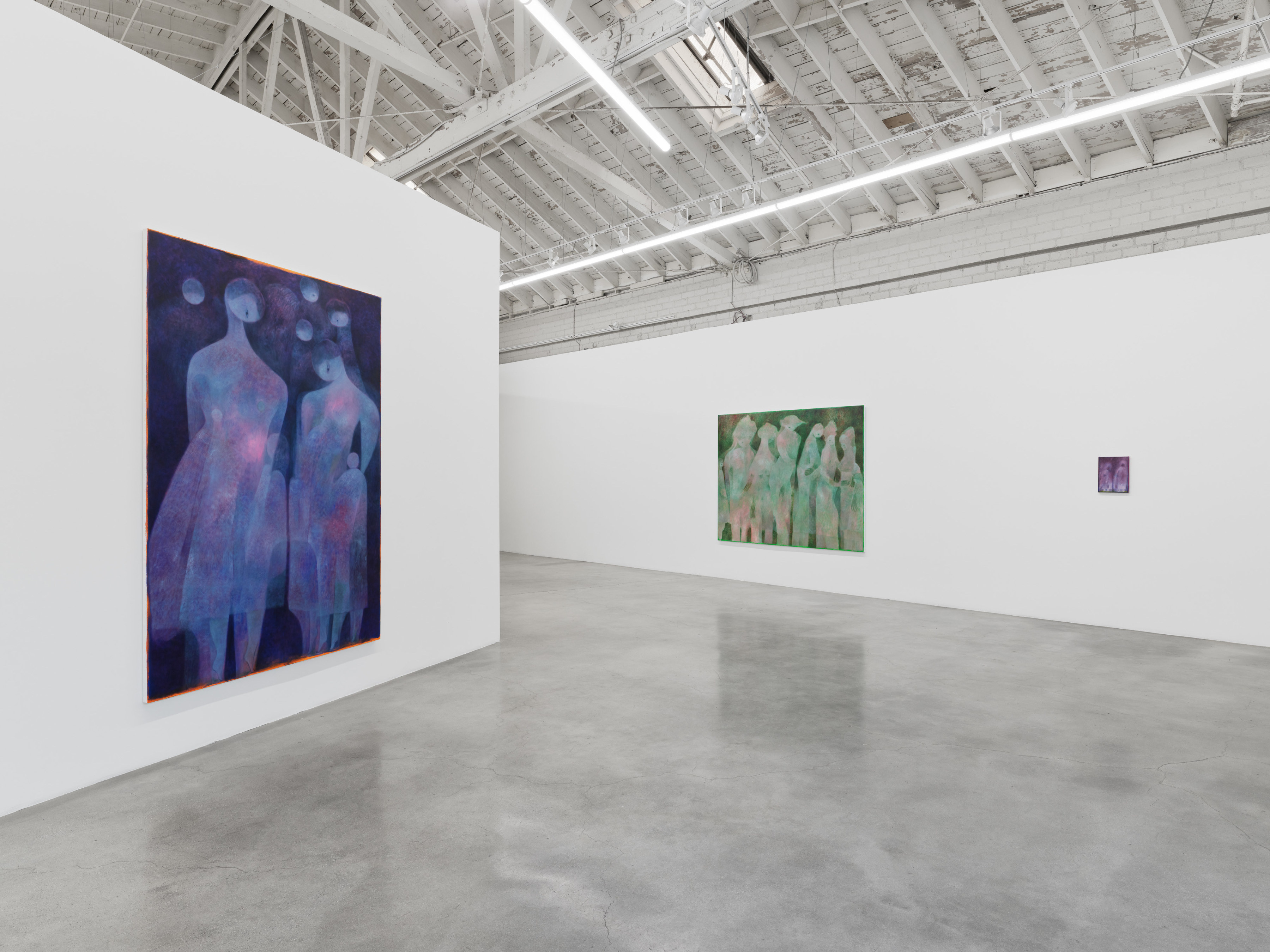 Installation view of Tahnee Lonsdale's "A billion tiny moons" at Night Gallery.