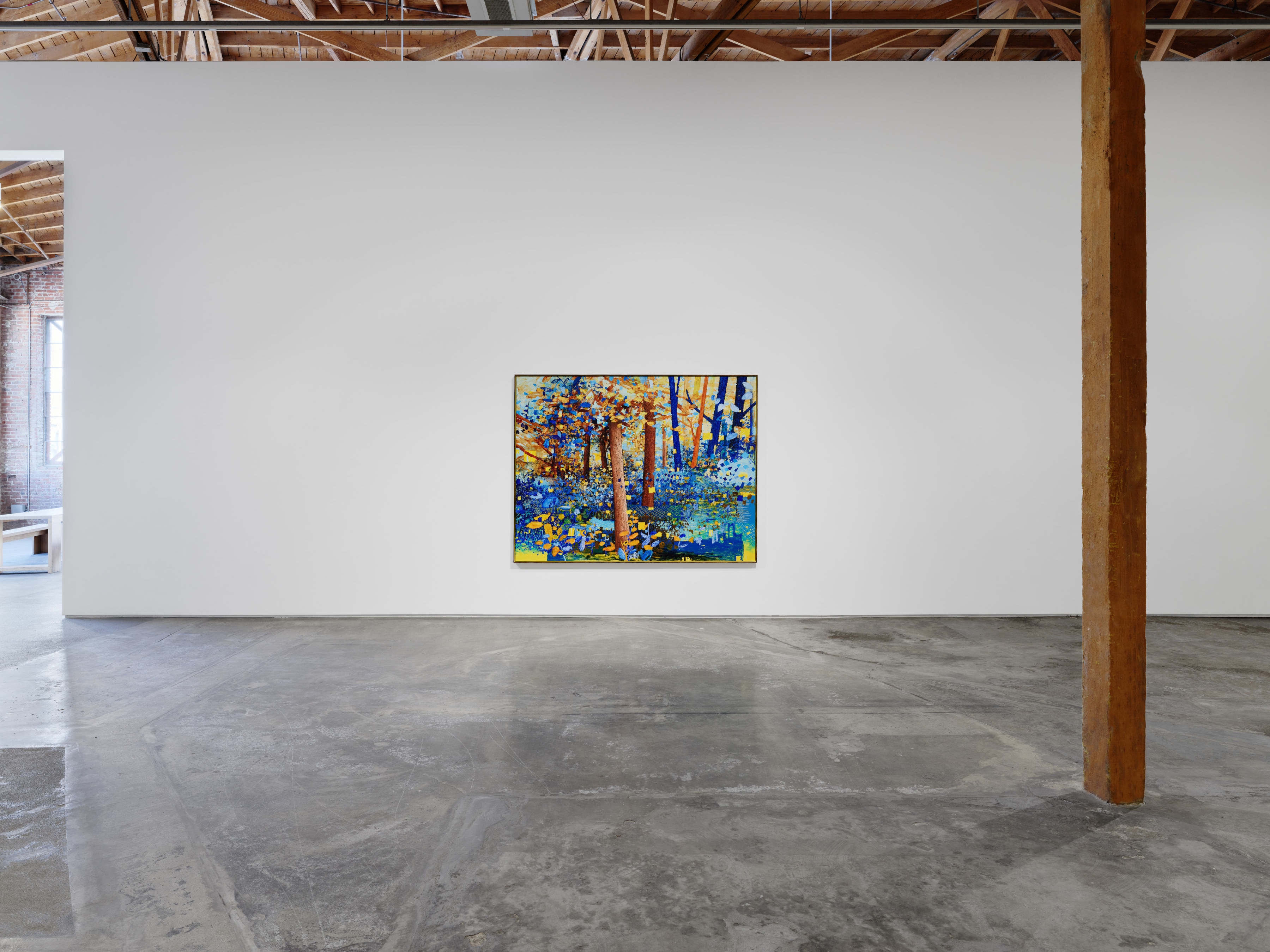 Installation view of "Peace Fellow"