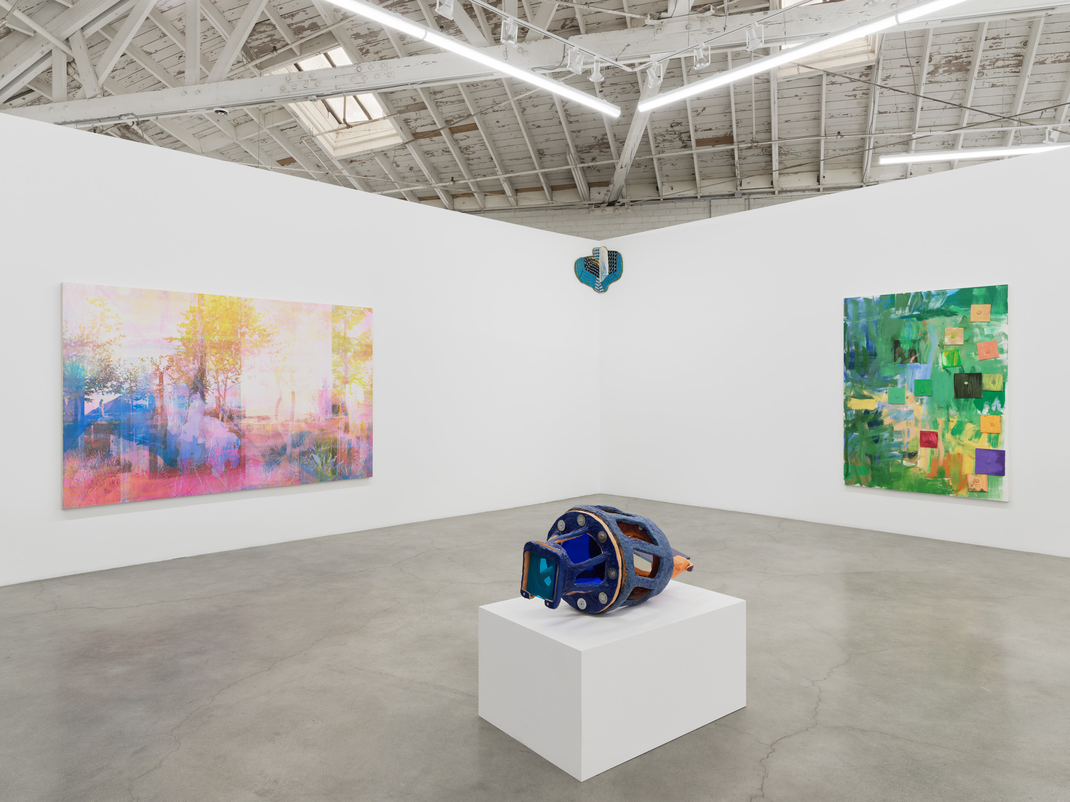 Installation view of Form and Feeling at Night Gallery.