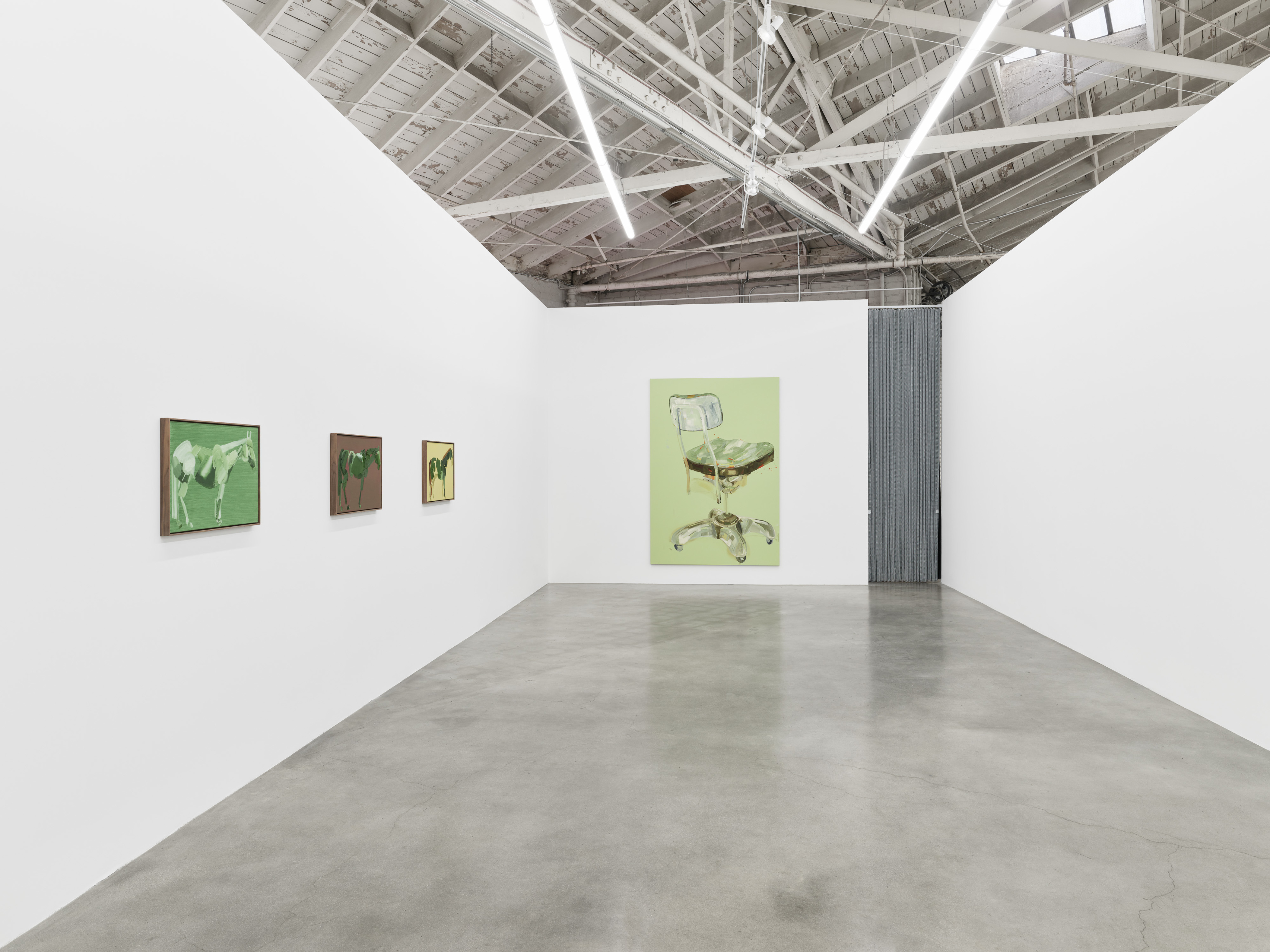 Andy Woll, Green Earth, installation view, 2022
