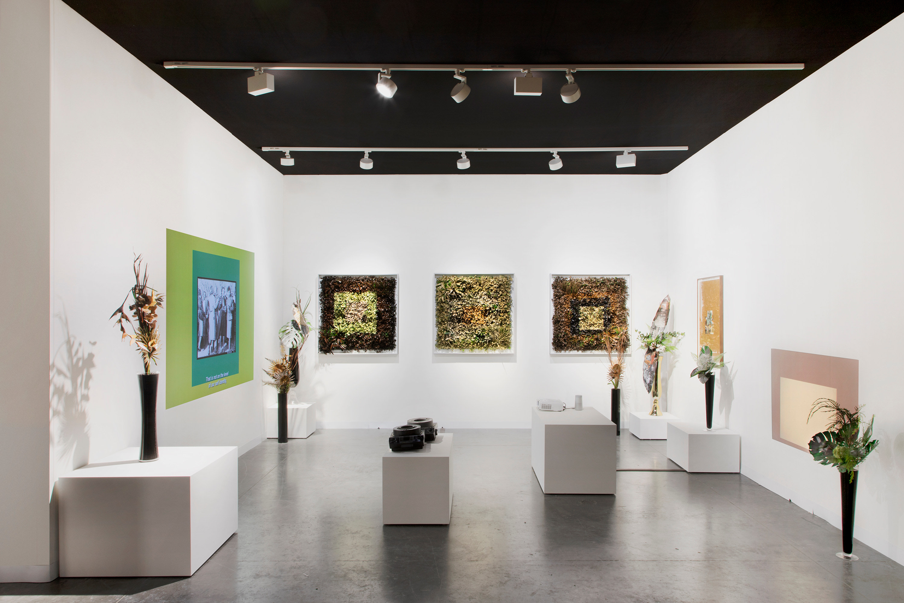 Kandis Williams &amp;quot;A Garden&amp;quot; installation view at Art Basel Miami Beach 2021