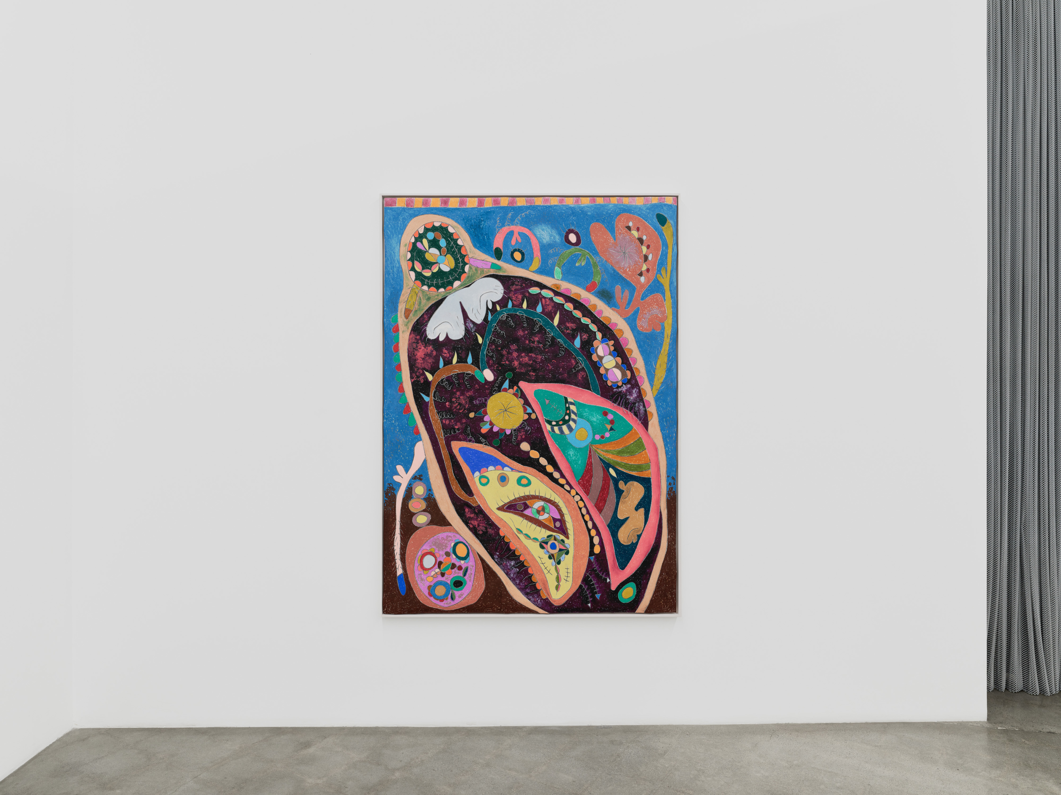  Installation view of “Tickles, Dance, and Goosebump Blooms”