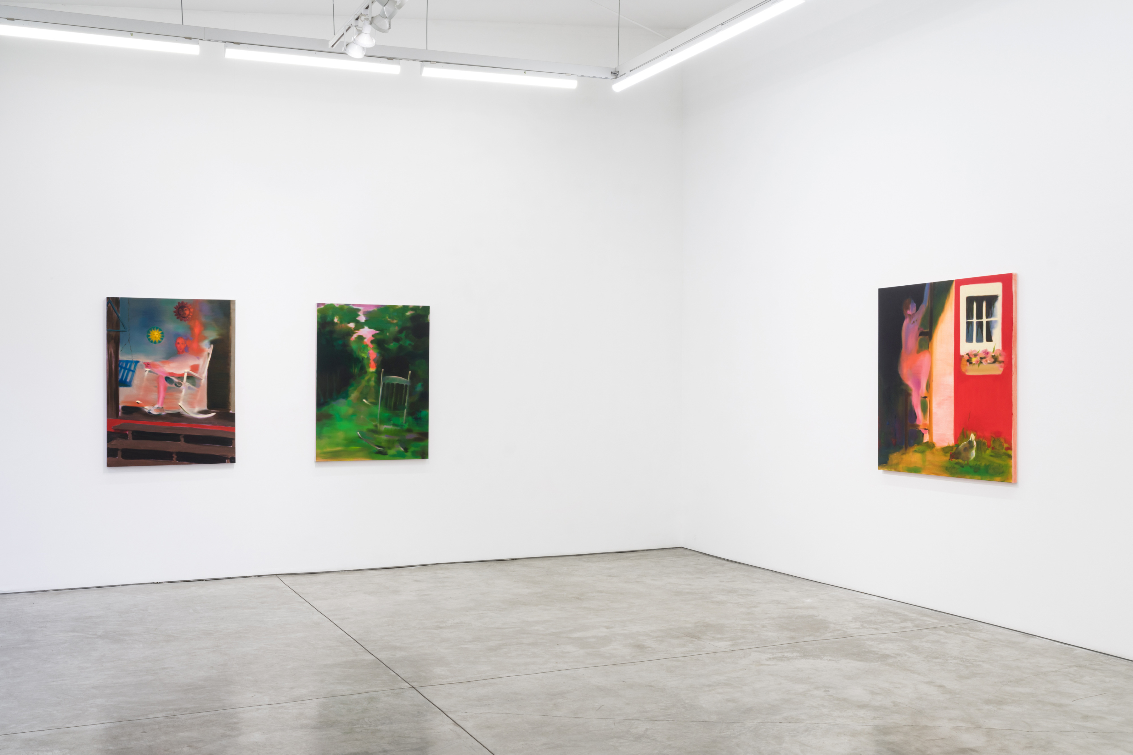 Installation view of Cathleen Clarke’s “Morning Star” at Night Gallery