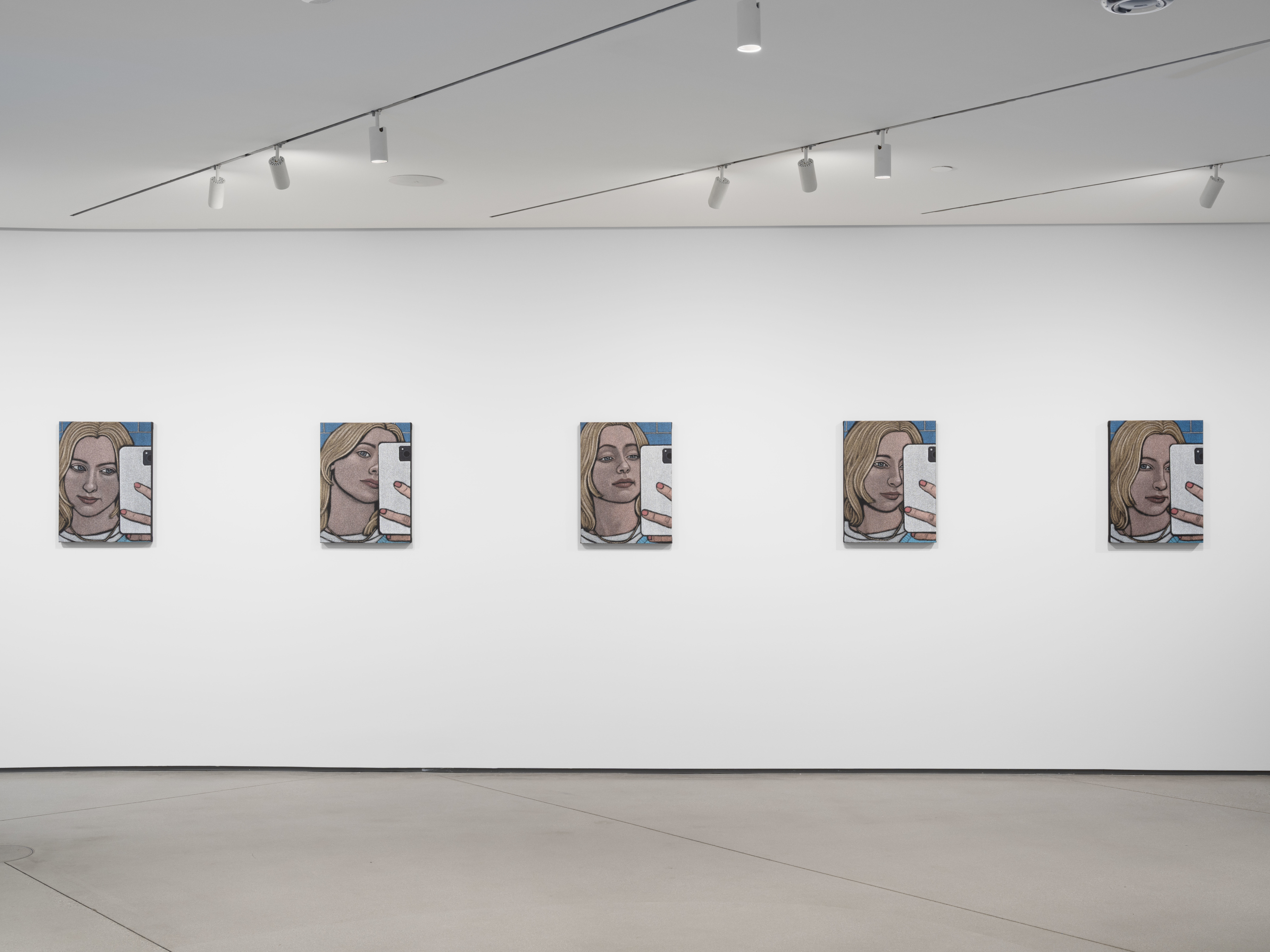 Installation view of Amy Adler’s “Nice Girl” at the Orange County Museum of Art, 2025