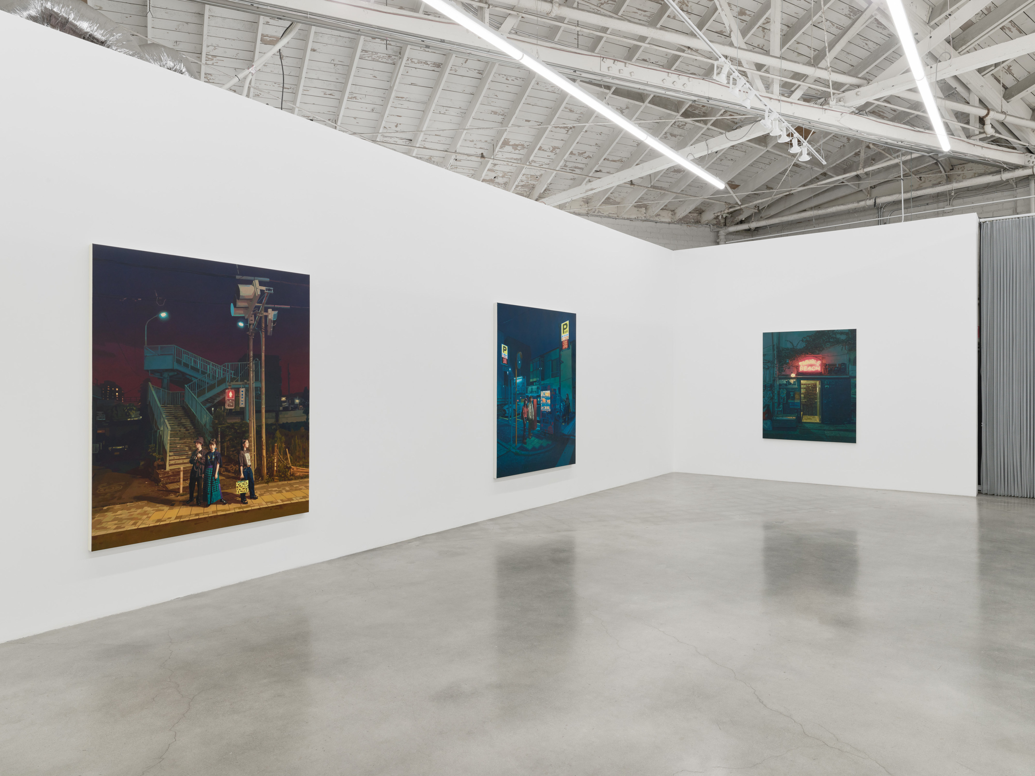 Installation view of Keita Morimoto's "as we didn't know it" at Night Gallery. 