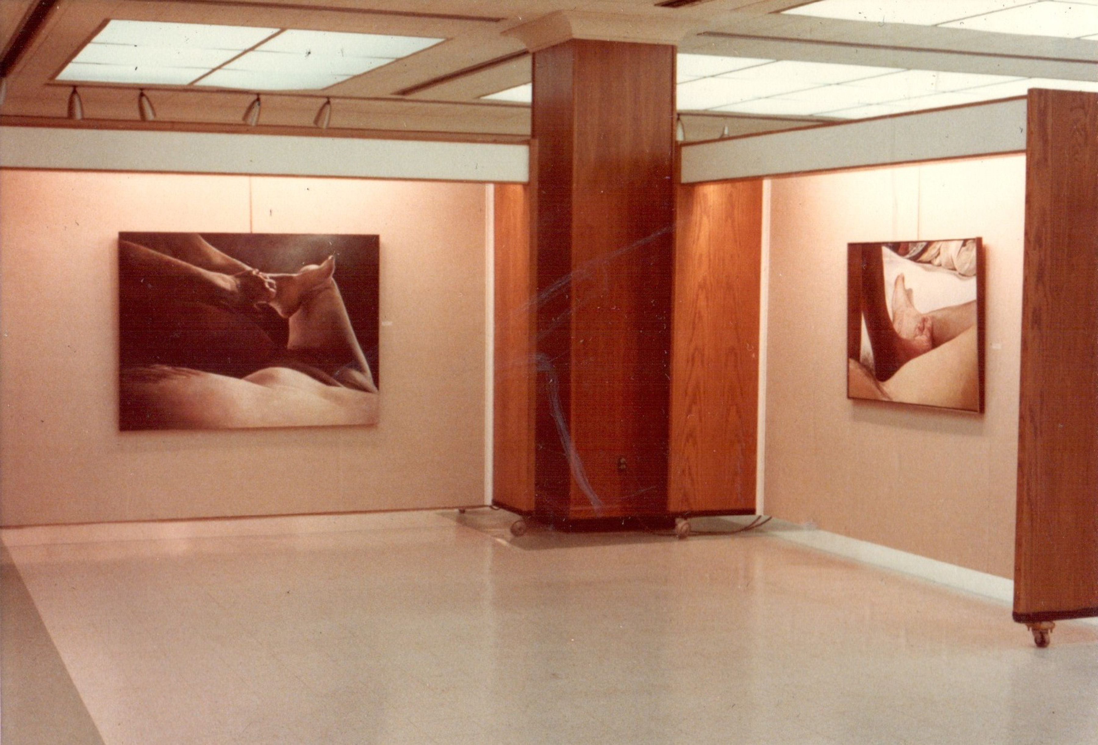 Installation view: Joan Semmel,&nbsp;Jorgensen Gallery, University of Connecticut,&nbsp;Storrs,&nbsp;CT, 1978