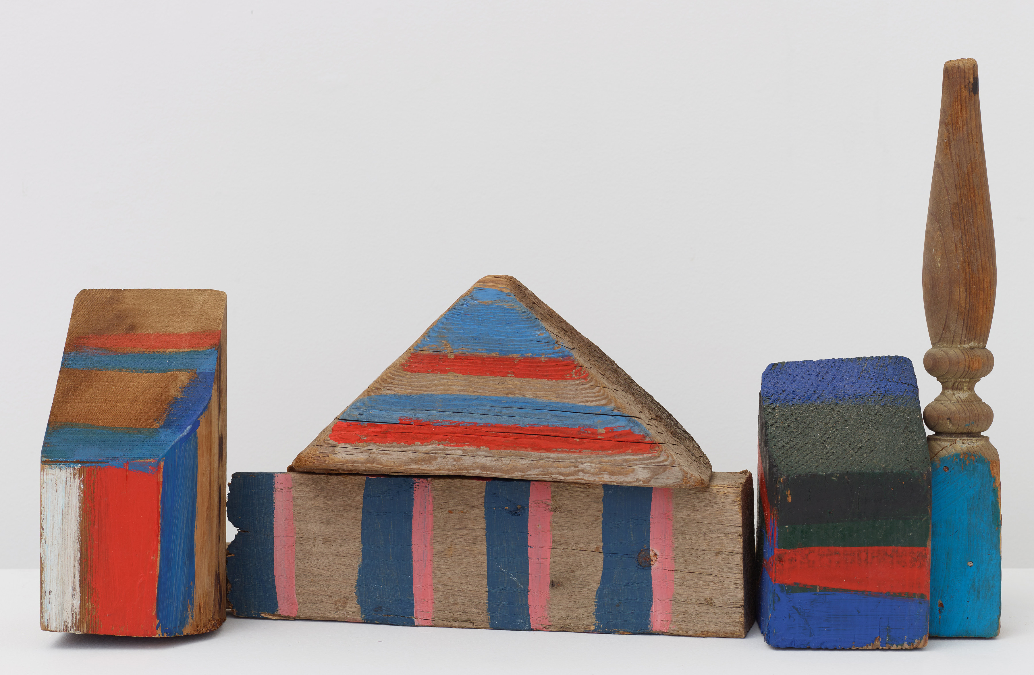 African Village, 1981, Wood, paint, and hardware