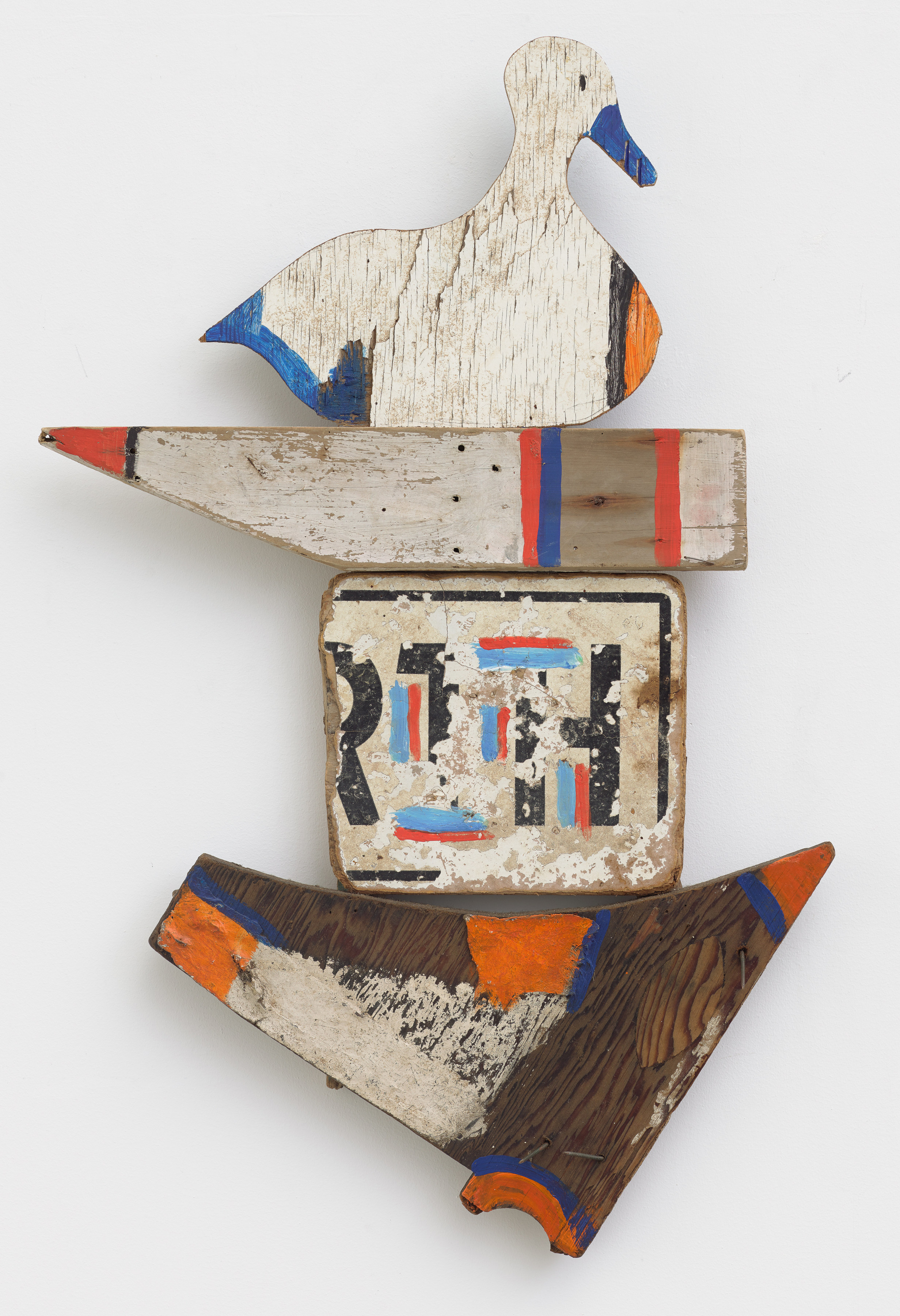 Flying Duck, 1981, Wood, paint, and hardware