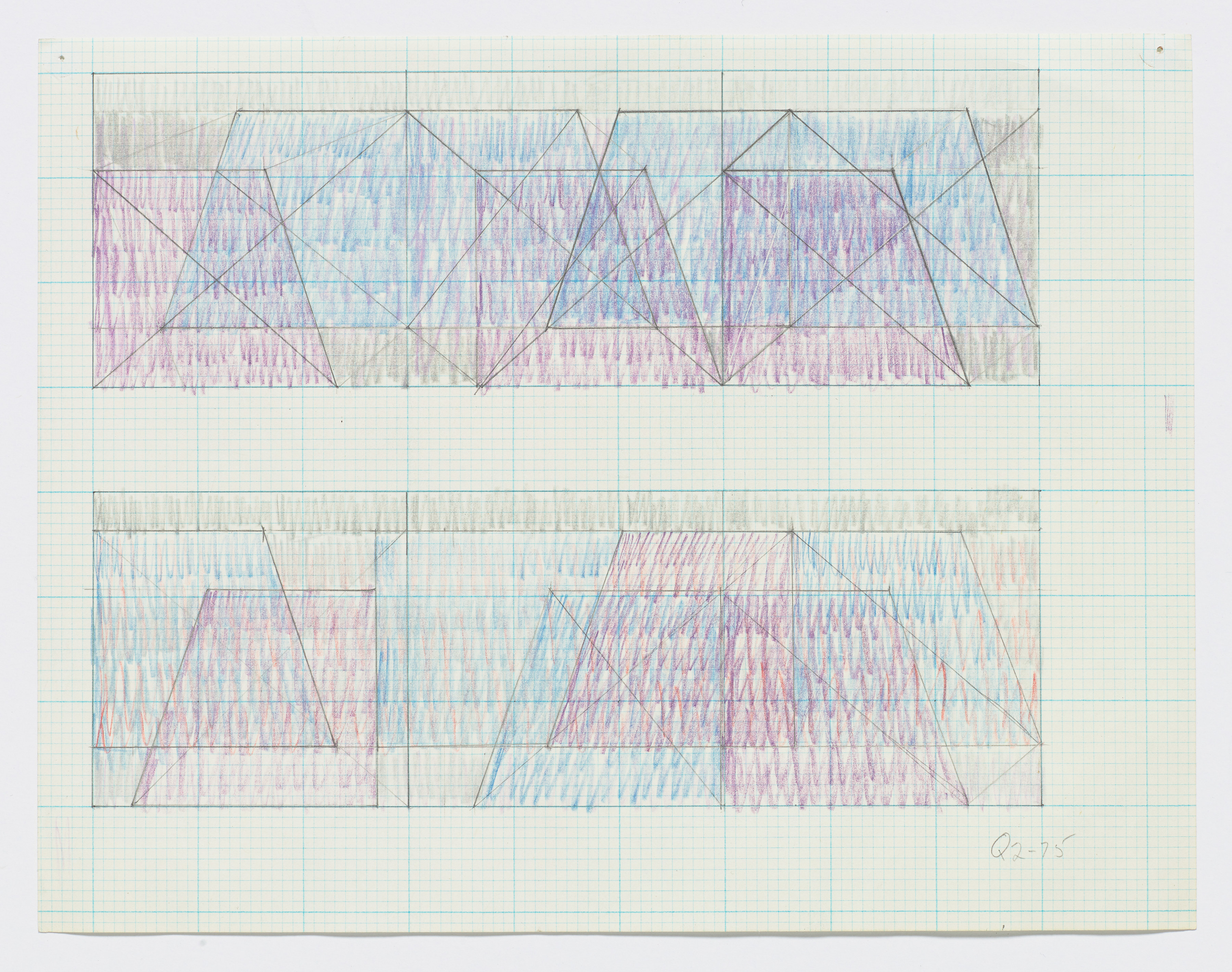 Jack Tworkov, Q2-75 (Two sketches for &quot;Triptych&quot;), c. 1975