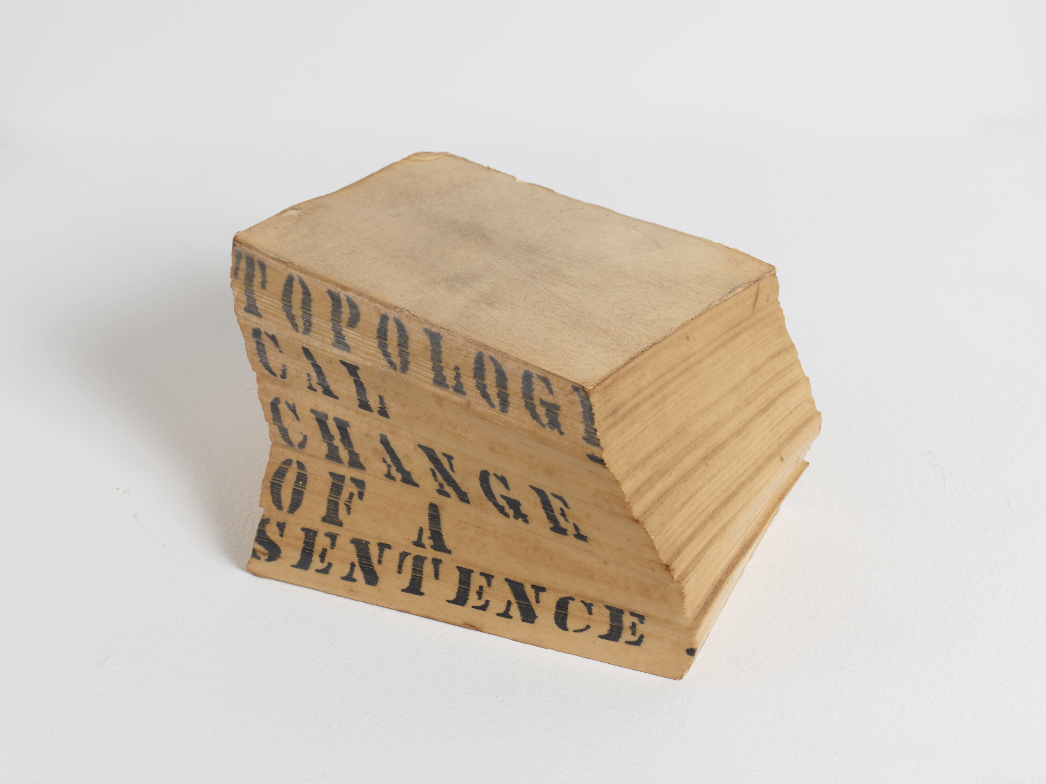 Luis Camnitzer, Topological Change of a Sentence, 1966