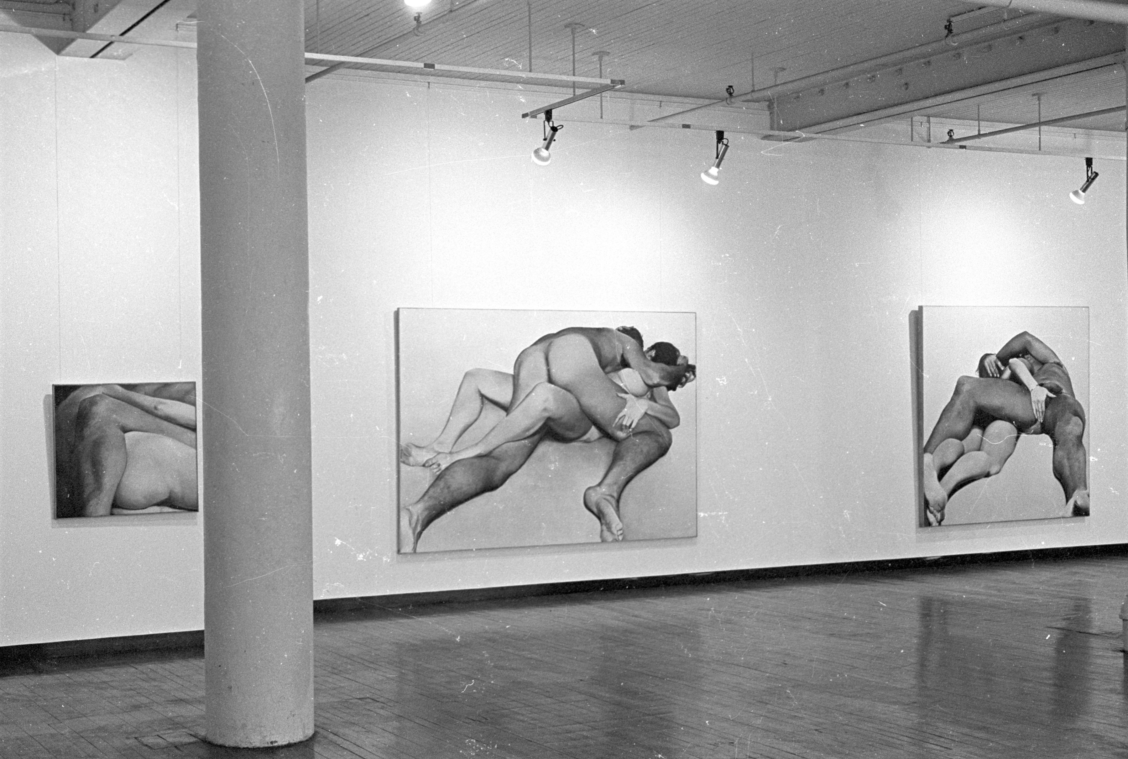 Installation view:&nbsp;Joan Semmel, 141 Prince Street Gallery, New York, NY, 1973