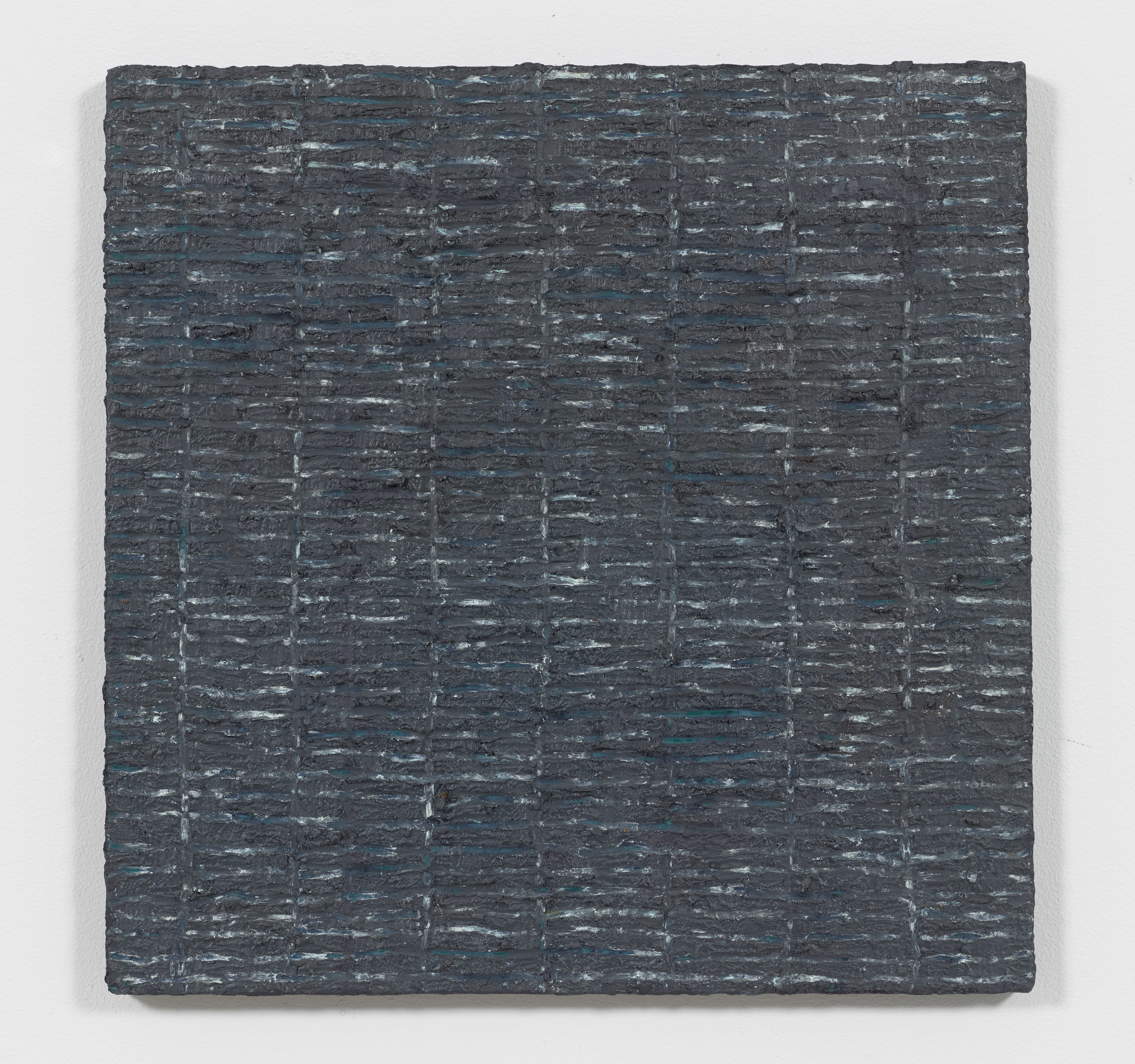 Grey Grid, 1974, Oil and Dorland&#039;s wax on canvas