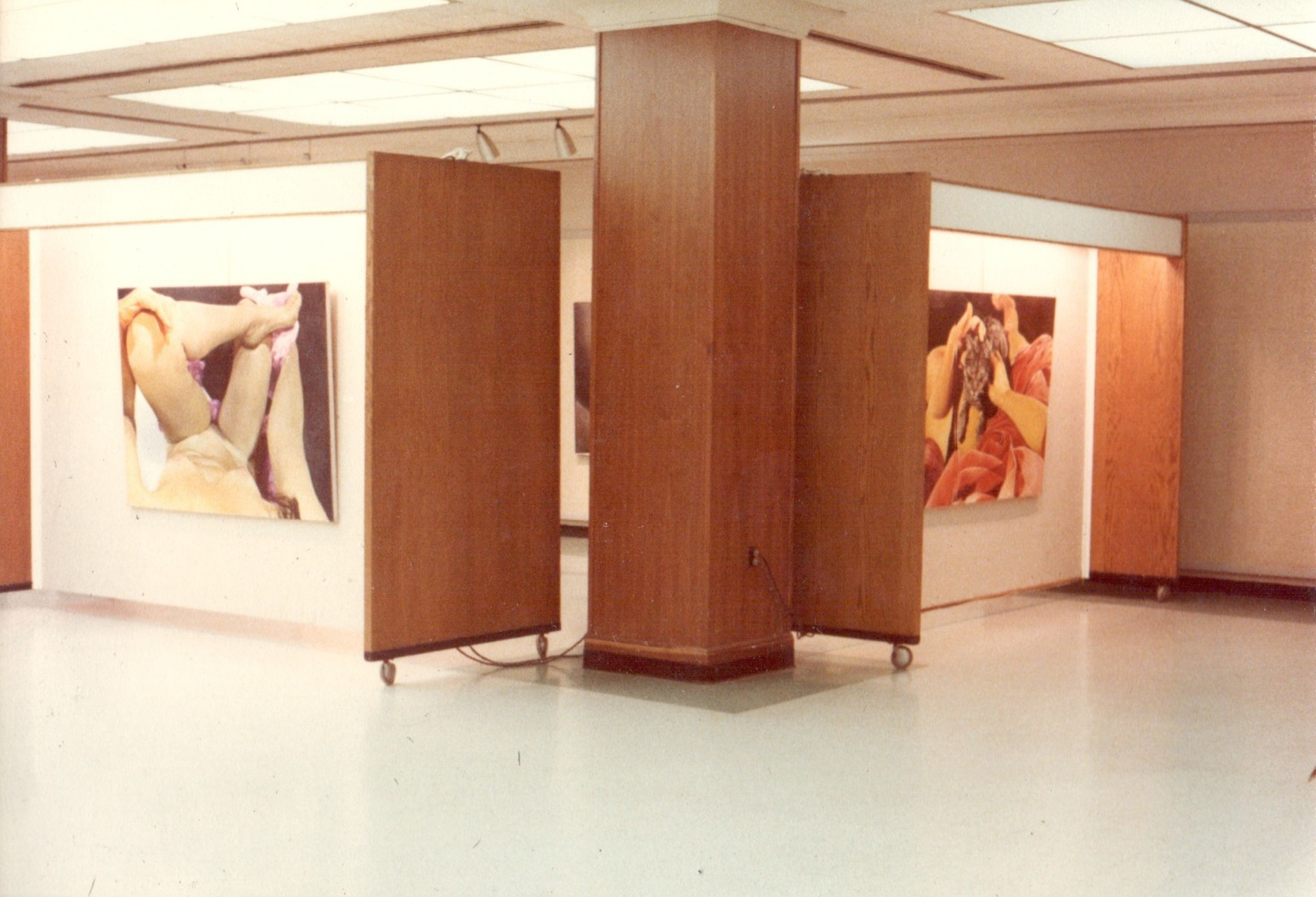 Installation view: Joan Semmel,&nbsp;Jorgensen Gallery, University of Connecticut,&nbsp;Storrs,&nbsp;CT, 1978