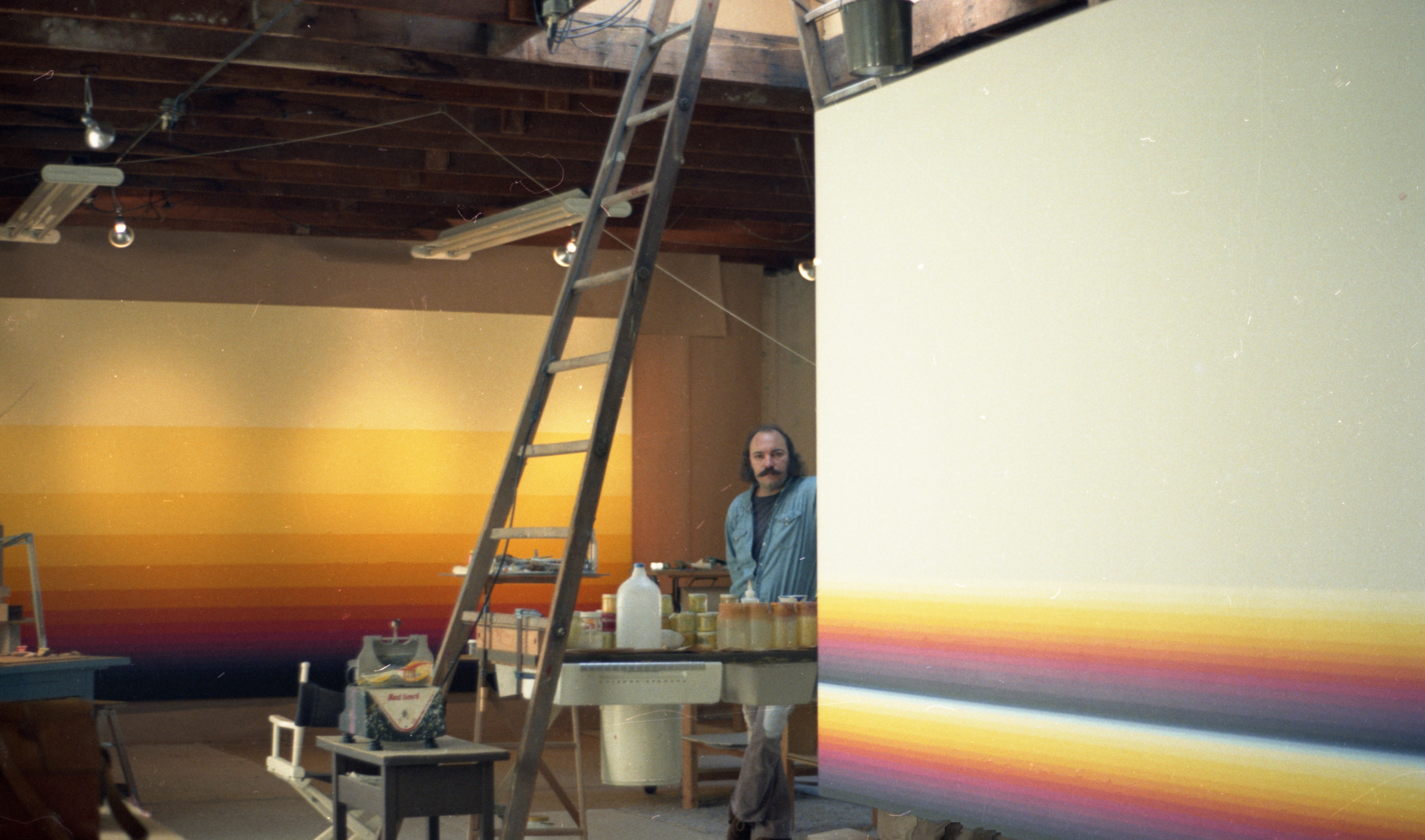 Norman Zammitt, Los Angeles Studio, 1973, courtesy Karma