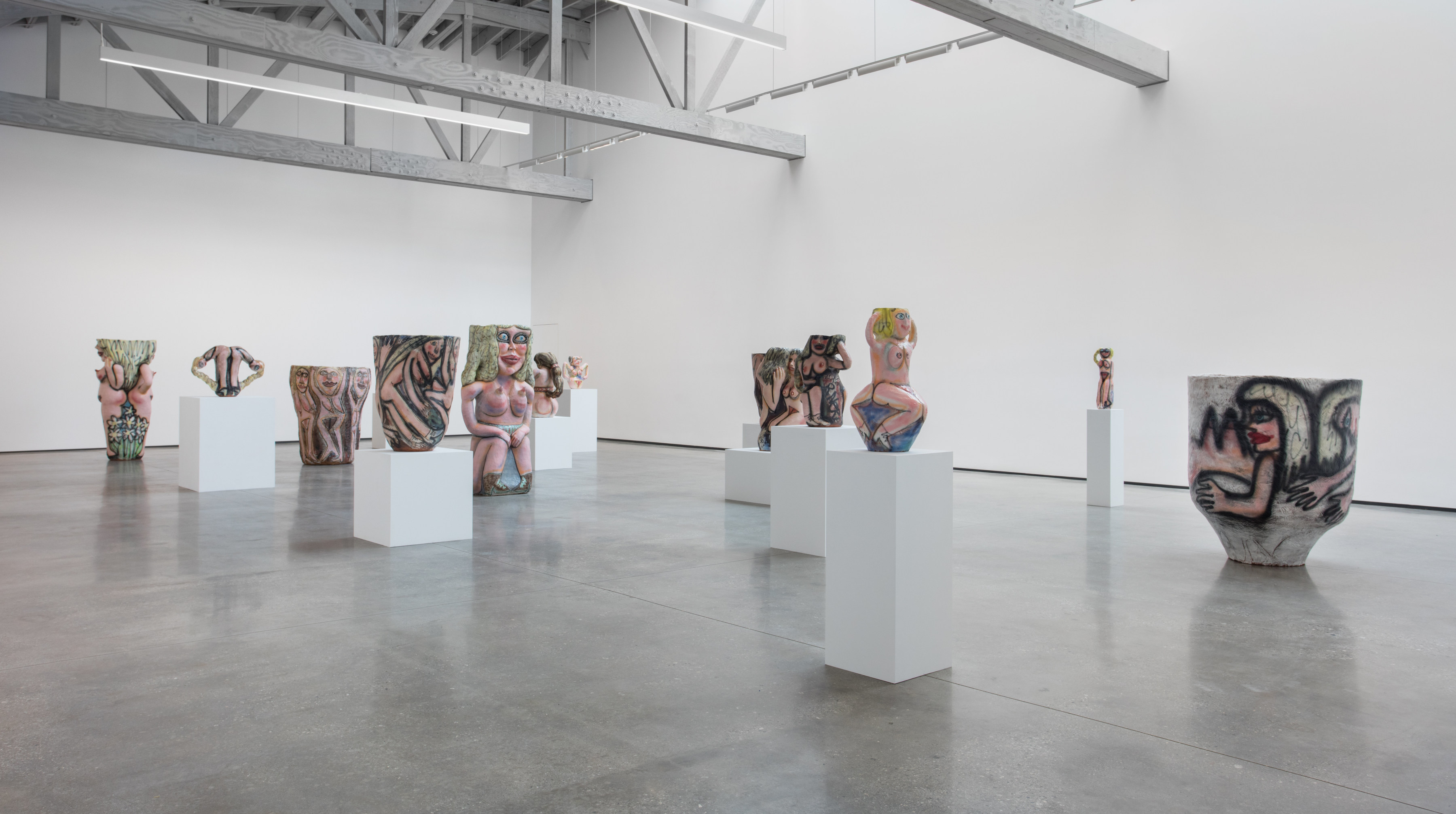 Ruby Neri,&nbsp;&nbsp;Slaves and Humans,&nbsp; 2016, David Kordansky Gallery, Los Angeles, CA, installation view.