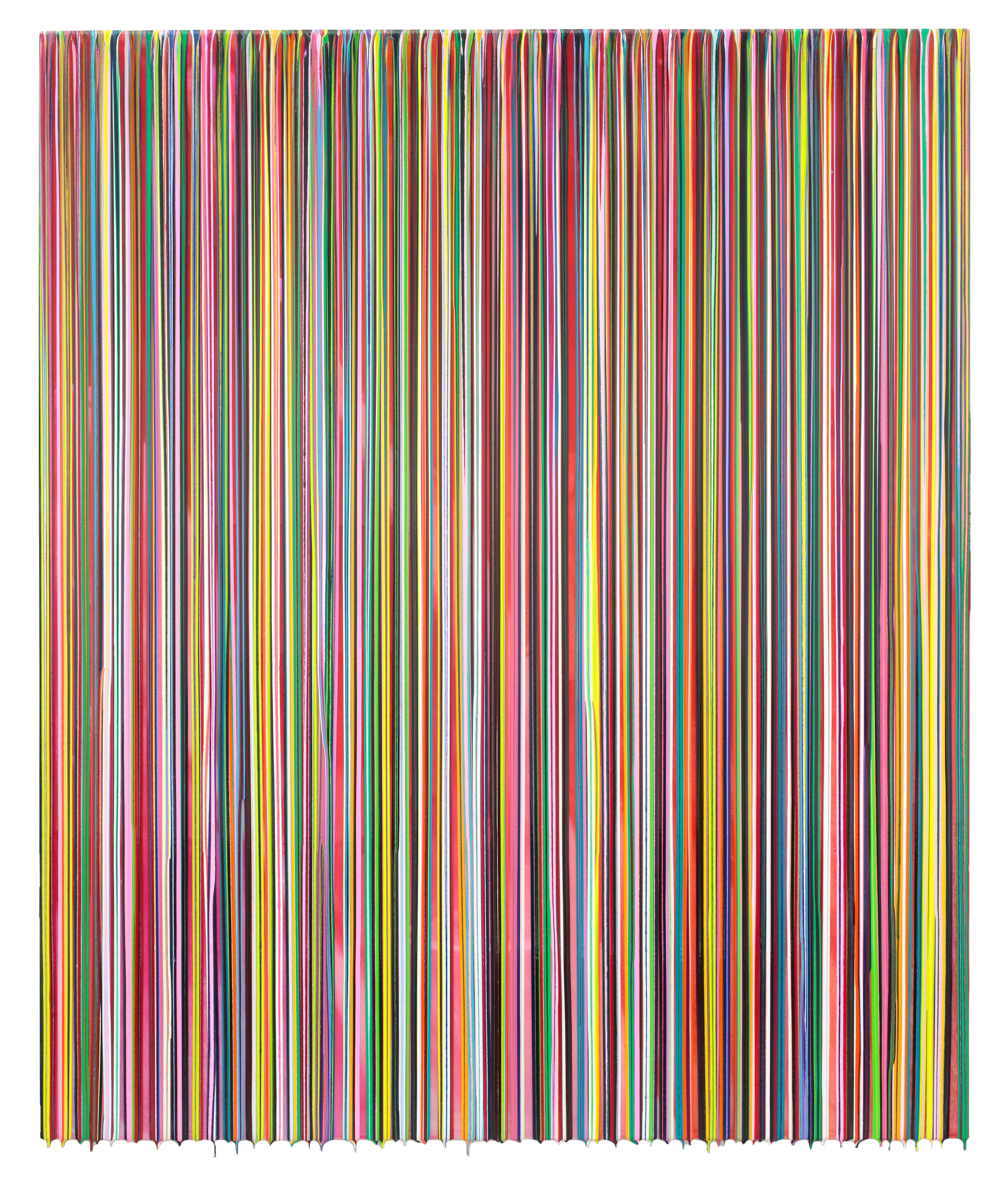 IGOTTOKEEPMETHERE(AWAKEONATRAIN), 2015, Epoxy resin and pigments on wood. 72 x 60 inches, 182.9 x 152.4 cm, AMY#22622