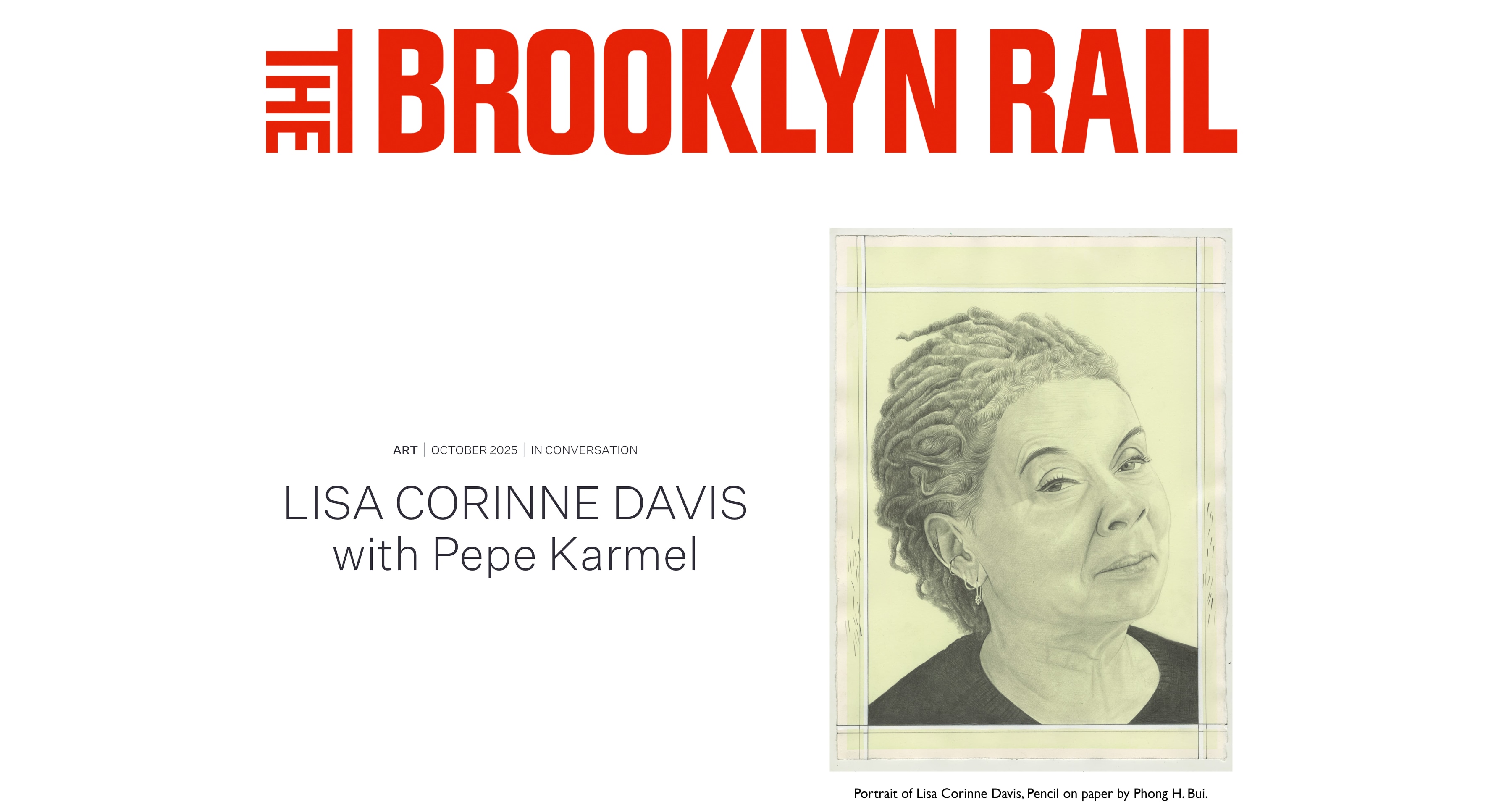 LISA CORINNE DAVIS | THE BROOKLYN RAIL - Lisa Corinne Davis with Pepe Karmel - News - MILES McENERY GALLERY
