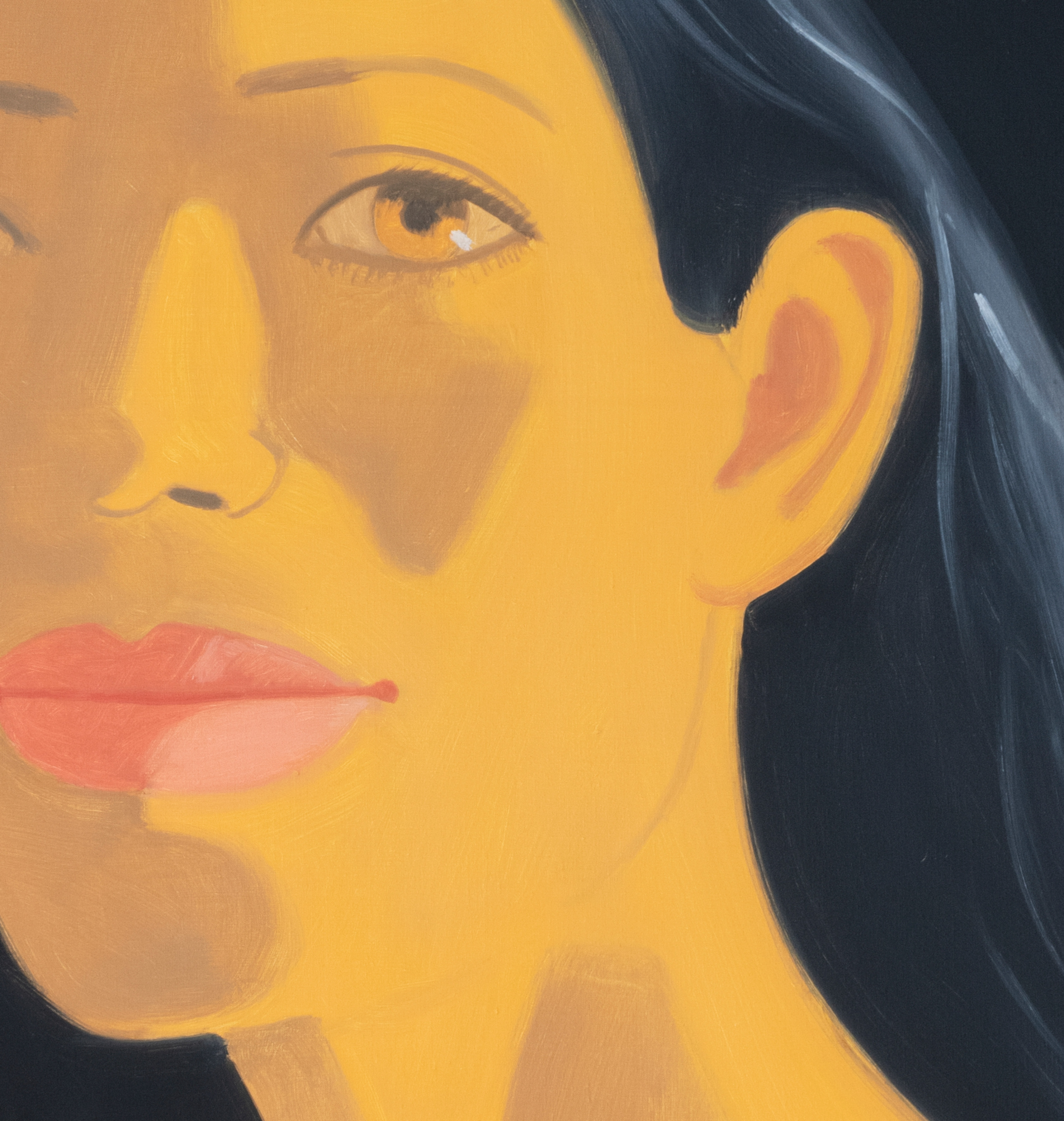 A Closer Look: Alex Katz - Carmen 1998 - Viewing Room - Edward Tyler Nahem Fine Art Viewing Room