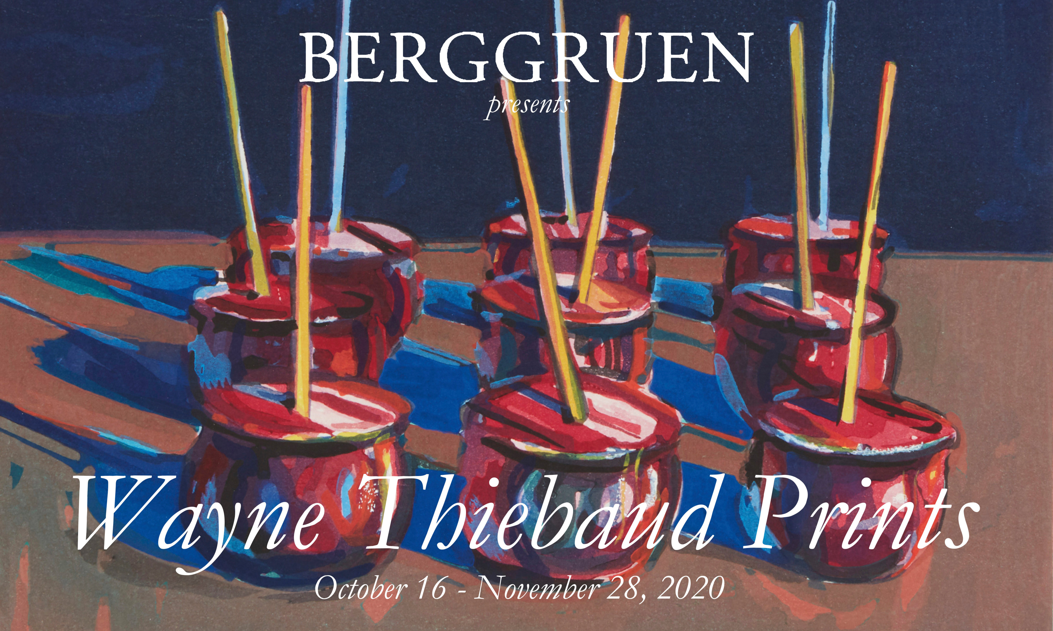 Wayne Thiebaud Prints -  - Viewing Room - Berggruen Gallery Viewing Room