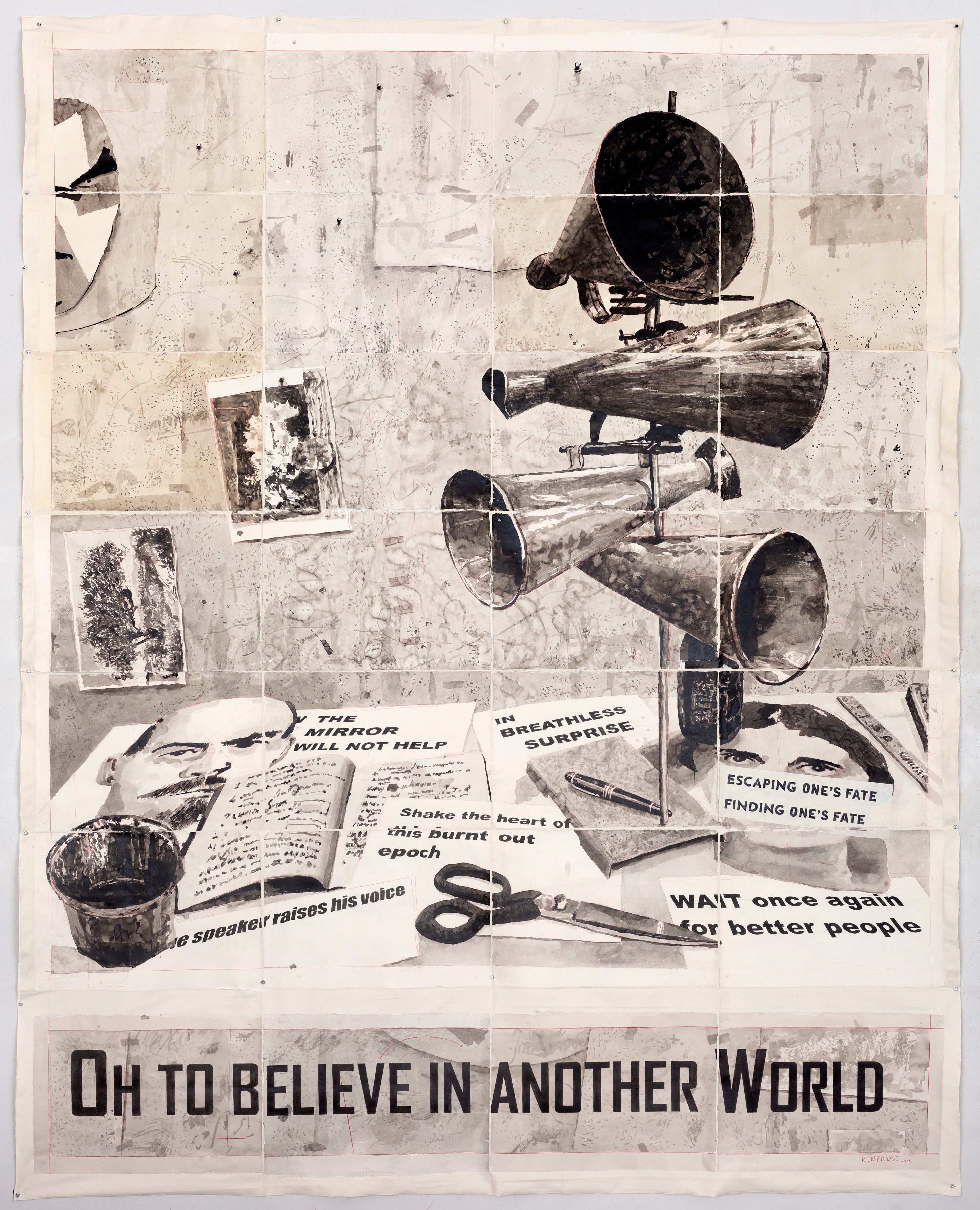 William Kentridge | Oh To Believe In Another World - Goodman Gallery London - Viewing Room - Goodman Gallery Viewing Rooms