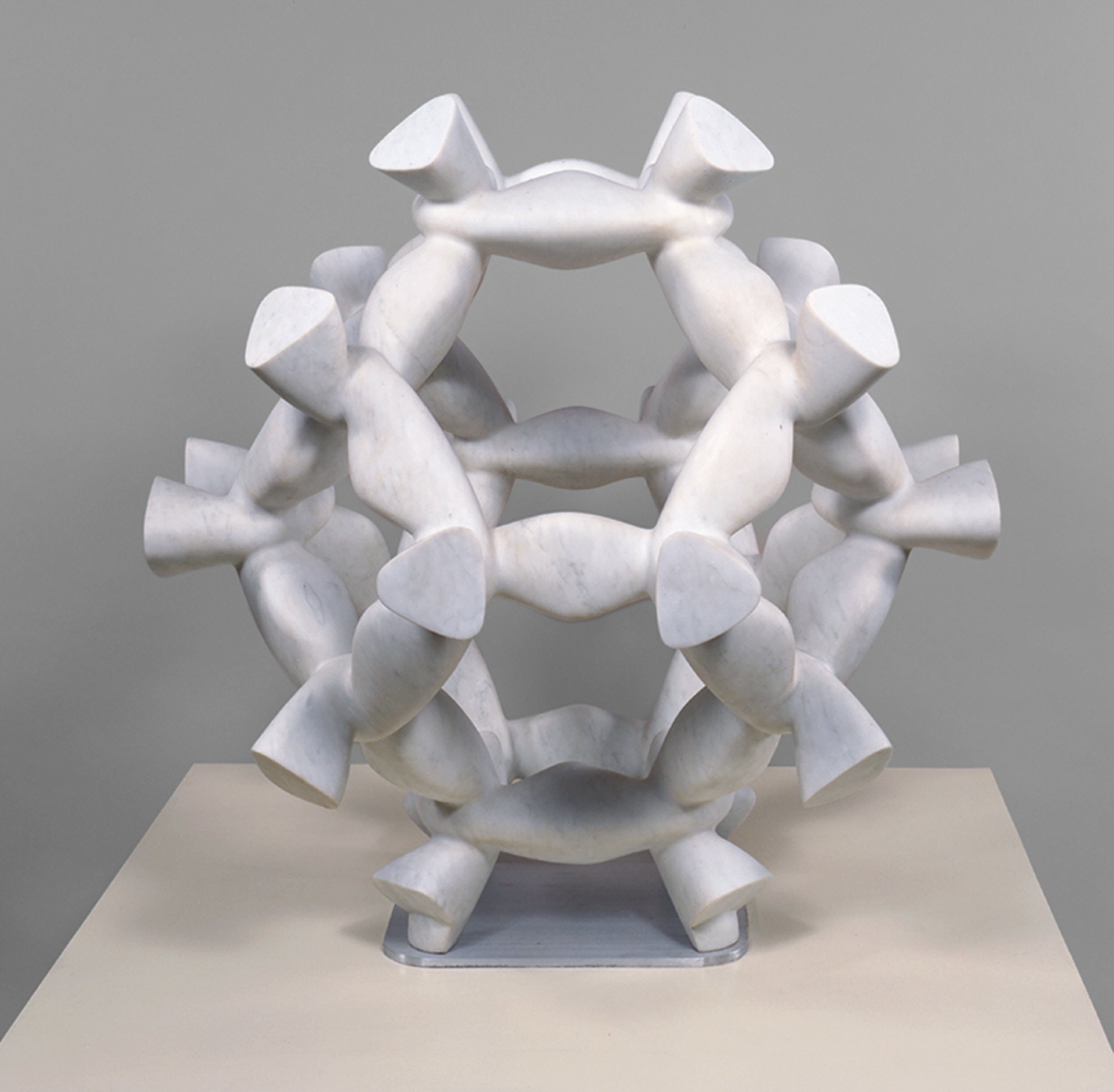 Carrara marble, unique
441&amp;frasl;4&amp;nbsp;in. x 443&amp;frasl;4&amp;nbsp;in. x 451&amp;frasl;4&amp;nbsp;in.&amp;nbsp;(112.4 &amp;times; 113.7 &amp;times; 114.9 cm)
Raymond and Patsy Nasher Collection, Nasher Sculpture Center, Dallas, TX