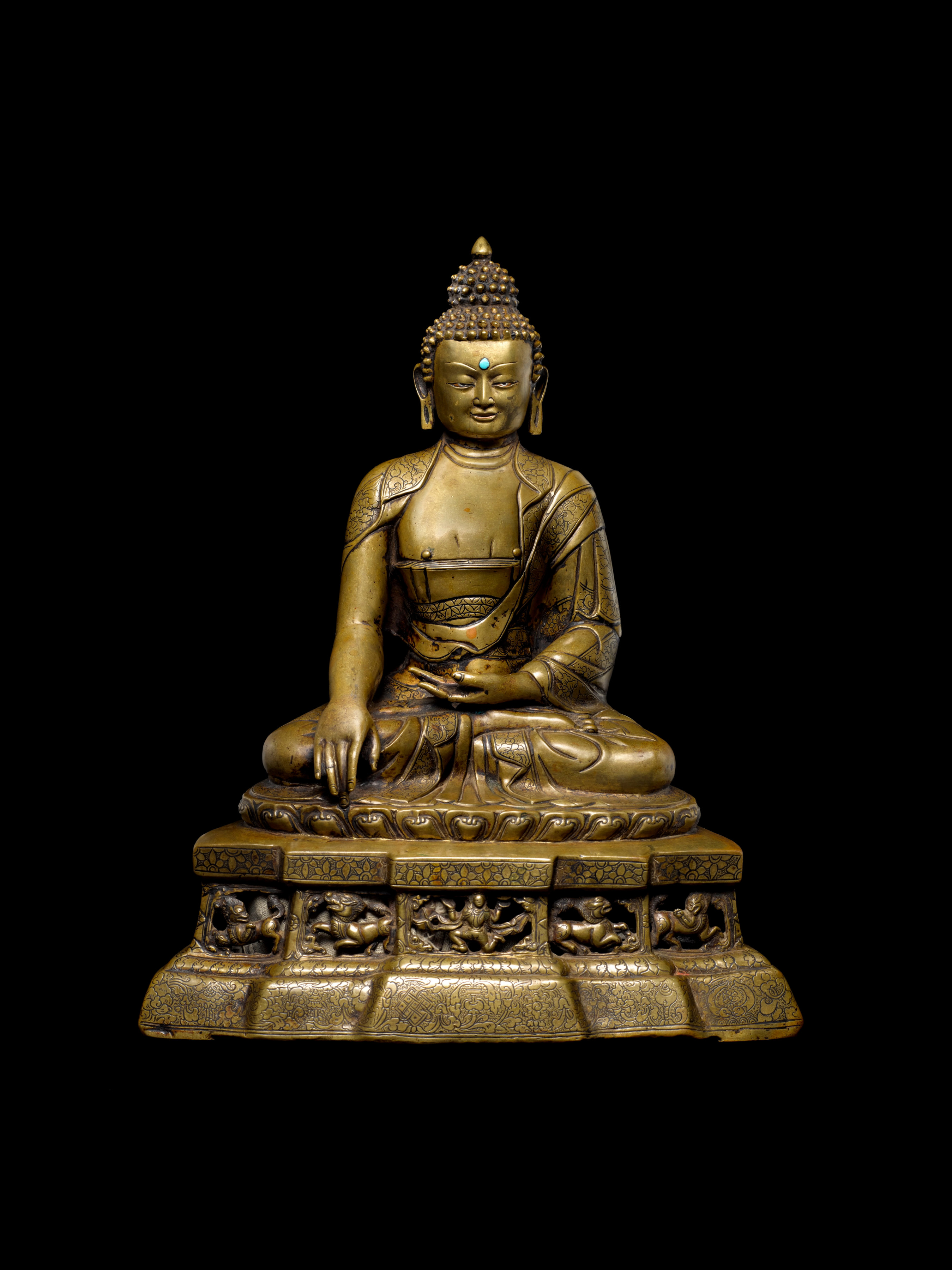 BUDDHA SAKYAMUNI, West Tibet, 15th century