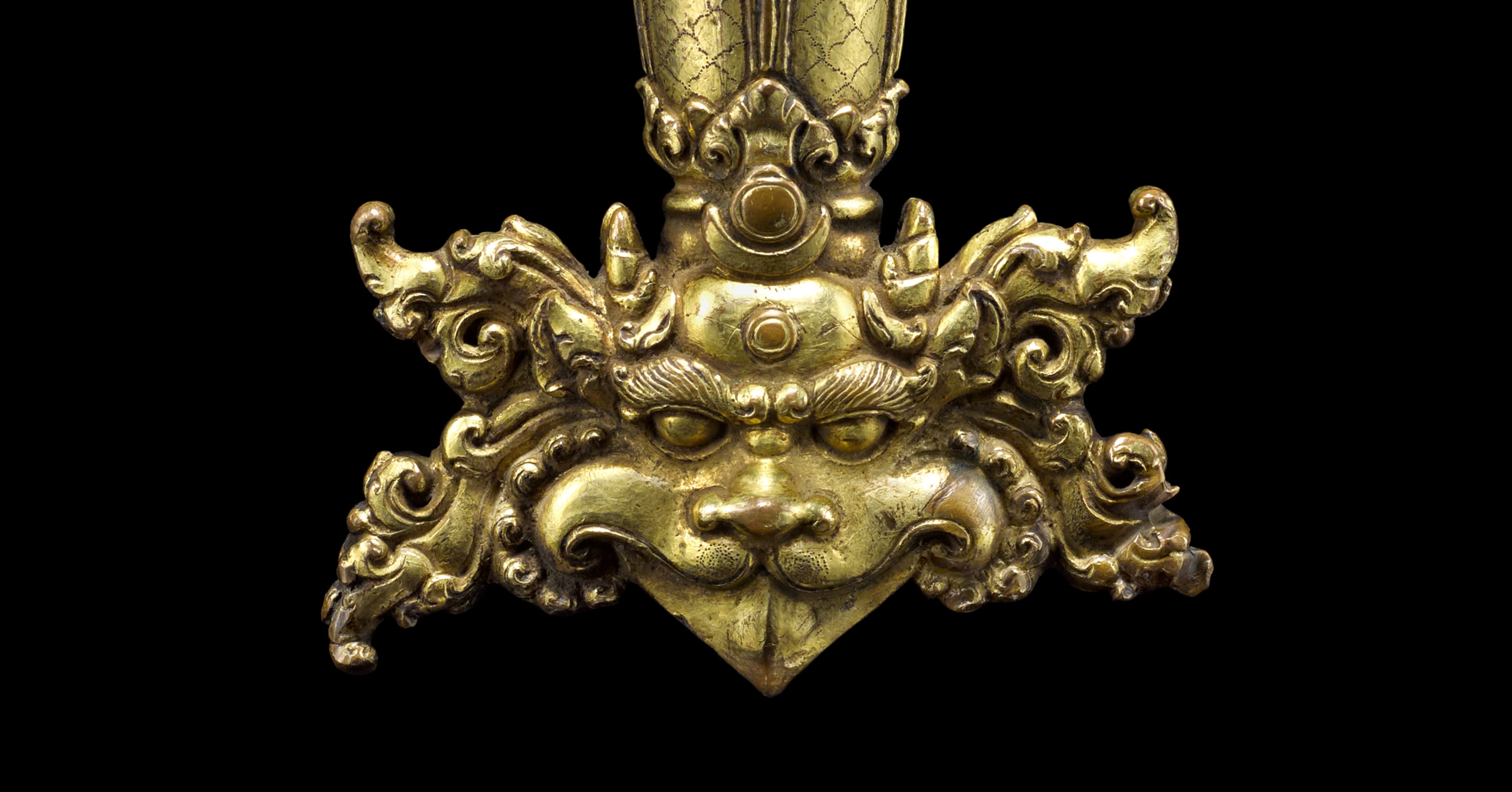 Ritual Sword Handle - Tibet - Artworks-Items - Carlton Rochell